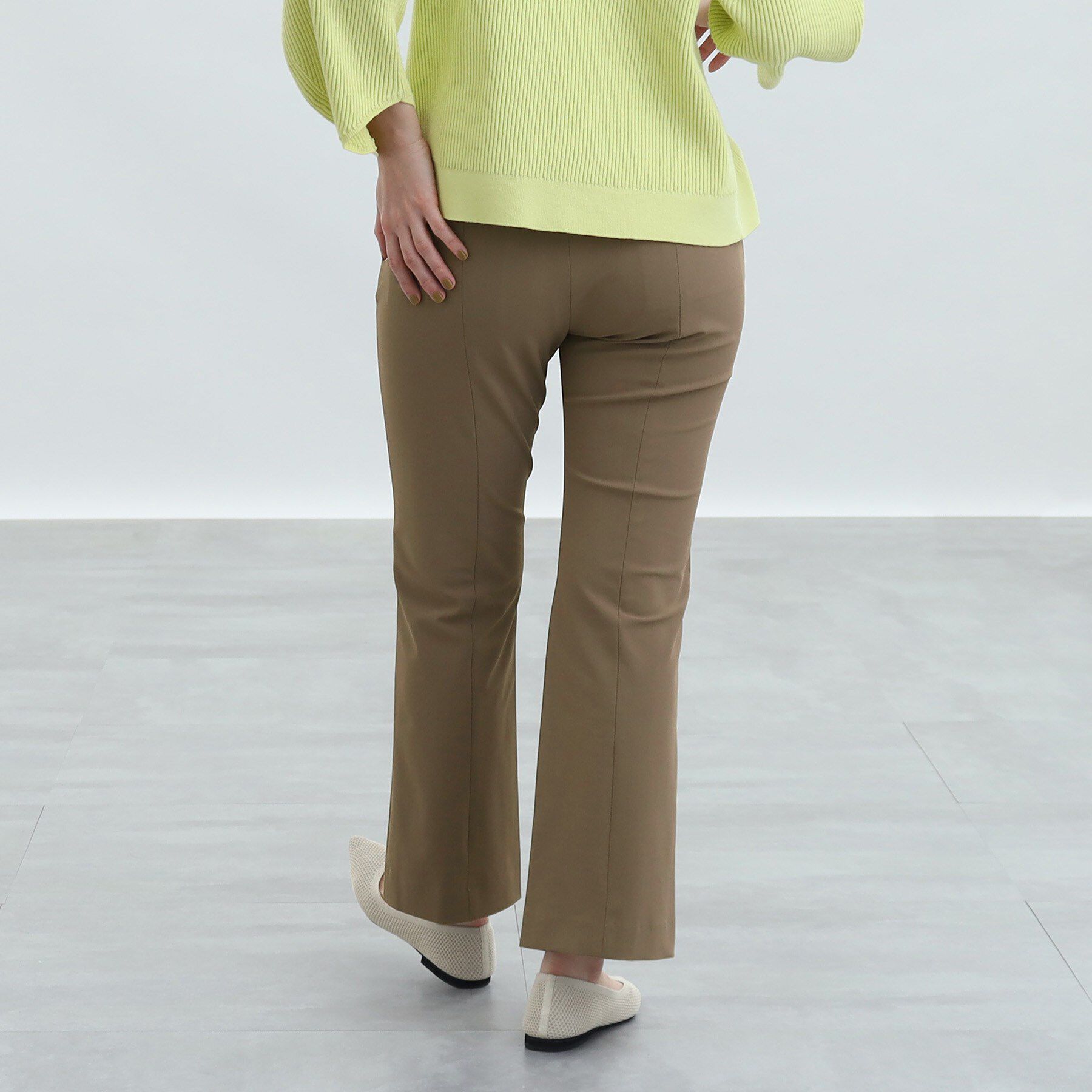 INDIVI「【褒められパンツ/洗える/接触冷感/UVケア】スリット入りストレートパンツ」|その他|