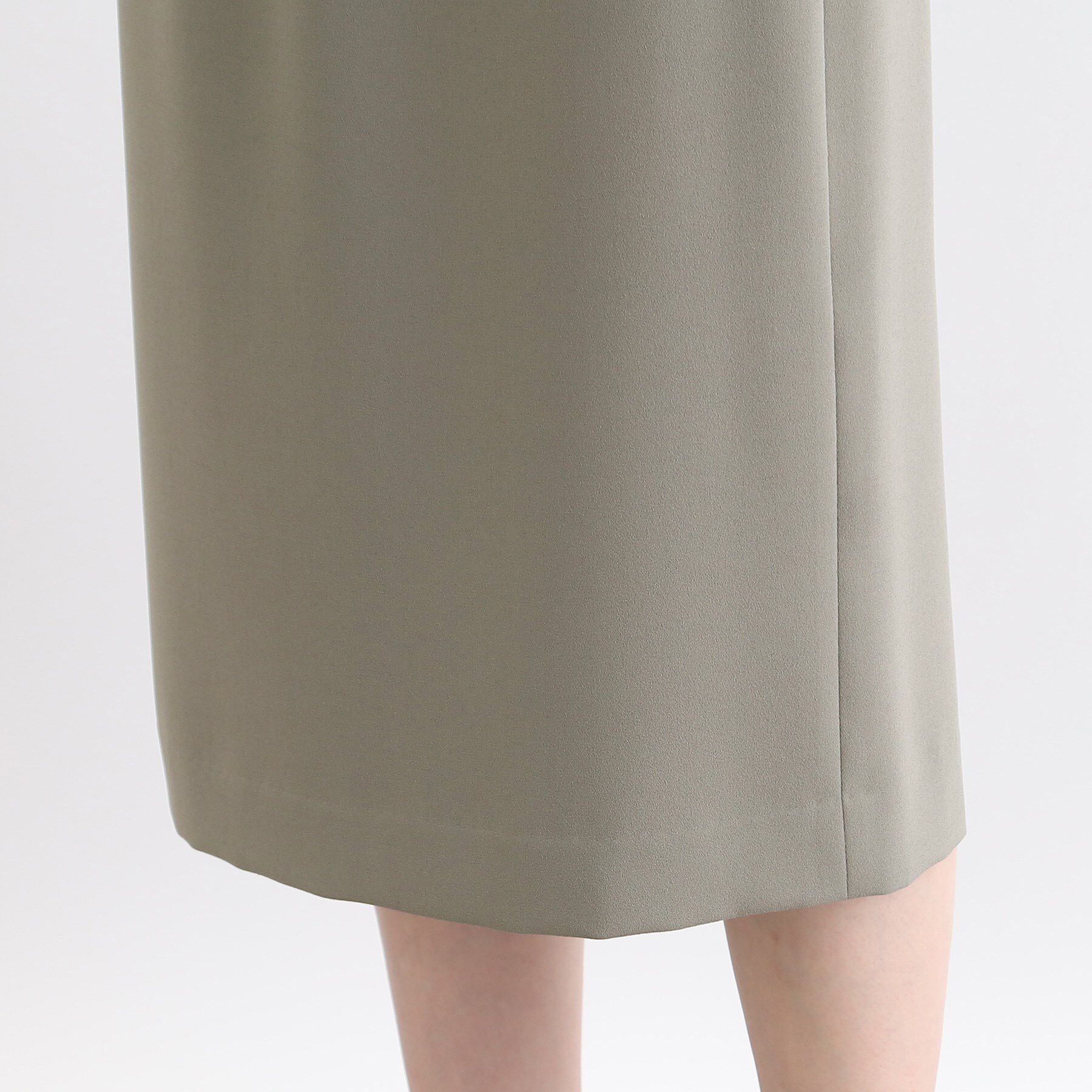 INDIVI「【洗える／SETUP可能／ウエストゴム】ストレートラインスカート」|スカート|