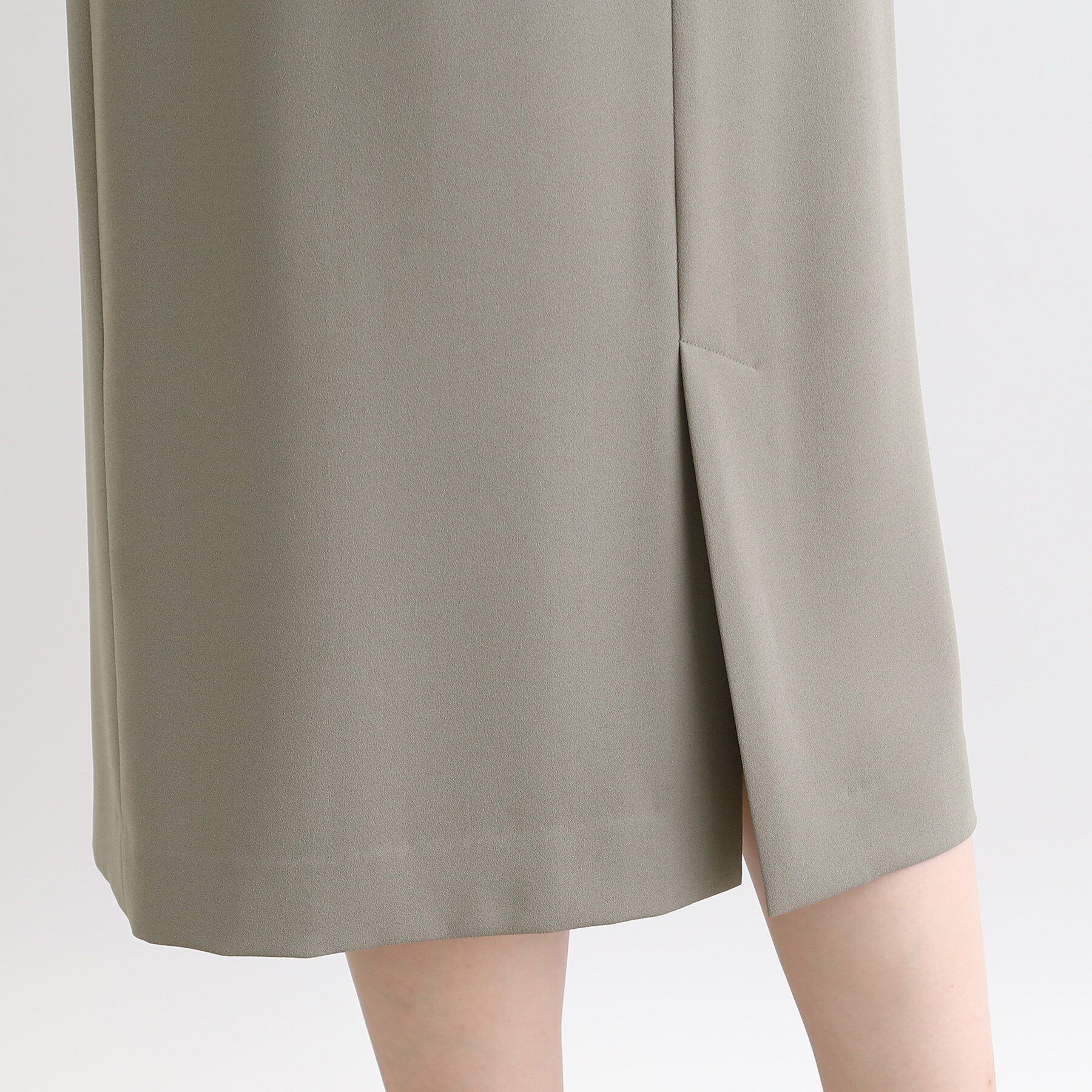 INDIVI「【洗える／SETUP可能／ウエストゴム】ストレートラインスカート」|スカート|