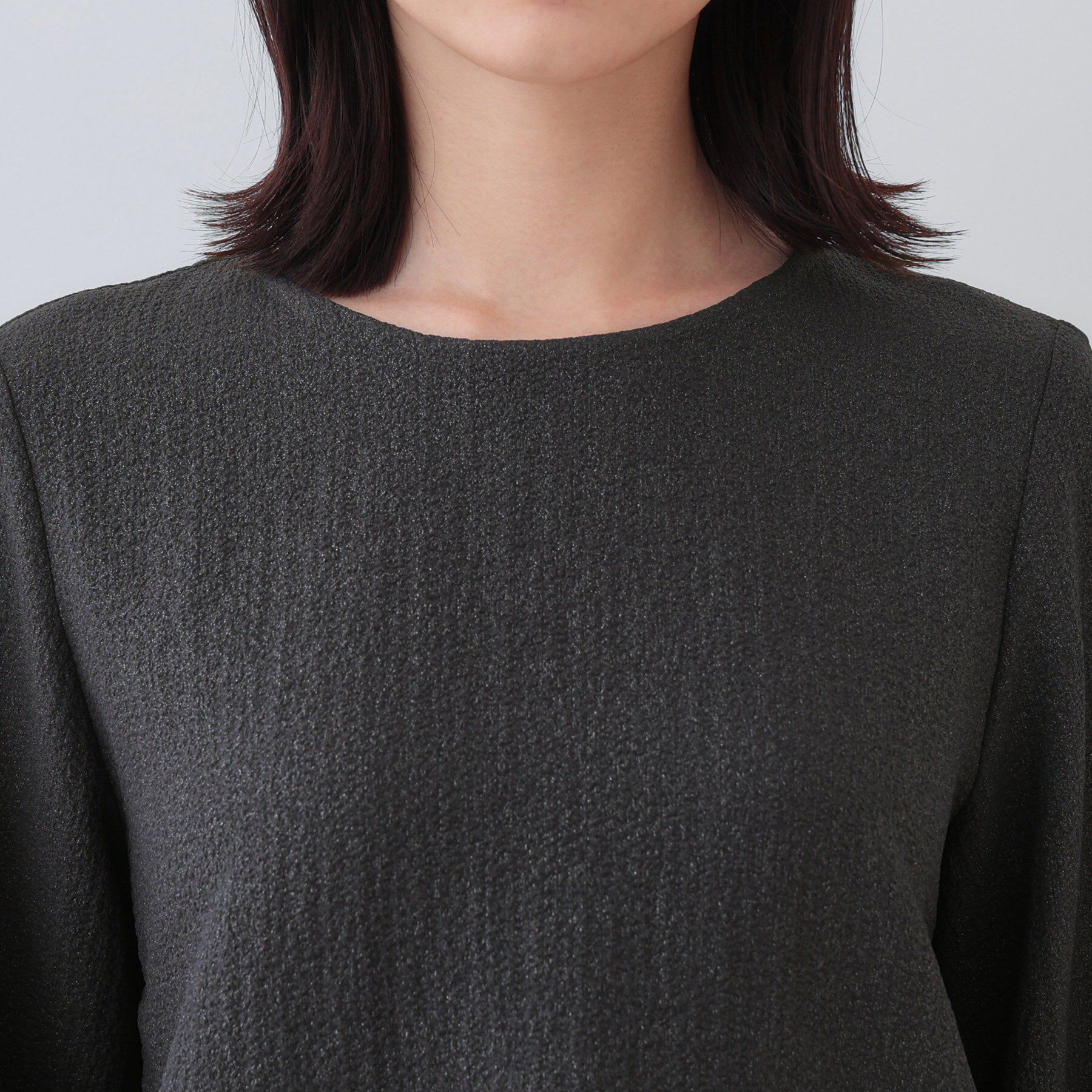 INDIVI「【ラメ】シンプルTブラウス」|シャツ・ブラウス|