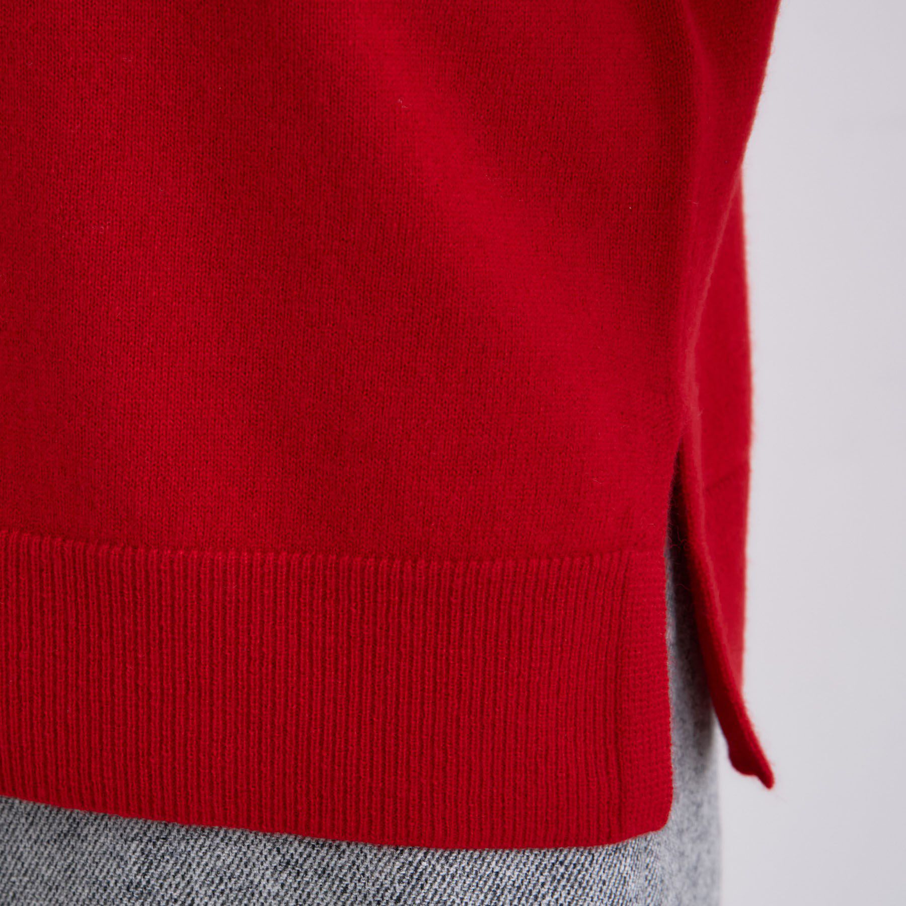 INDIVI「【洗える／カシミヤ混】ボトルネック ドルマンスリーブニット」|ニット・セーター|