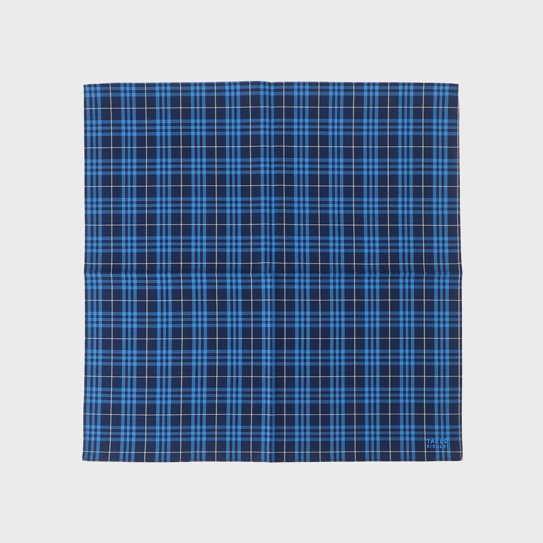 TAKEO KIKUCHI「アソートチェックハンカチ」|ハンカチ|ﾌﾞﾙｰ(093)