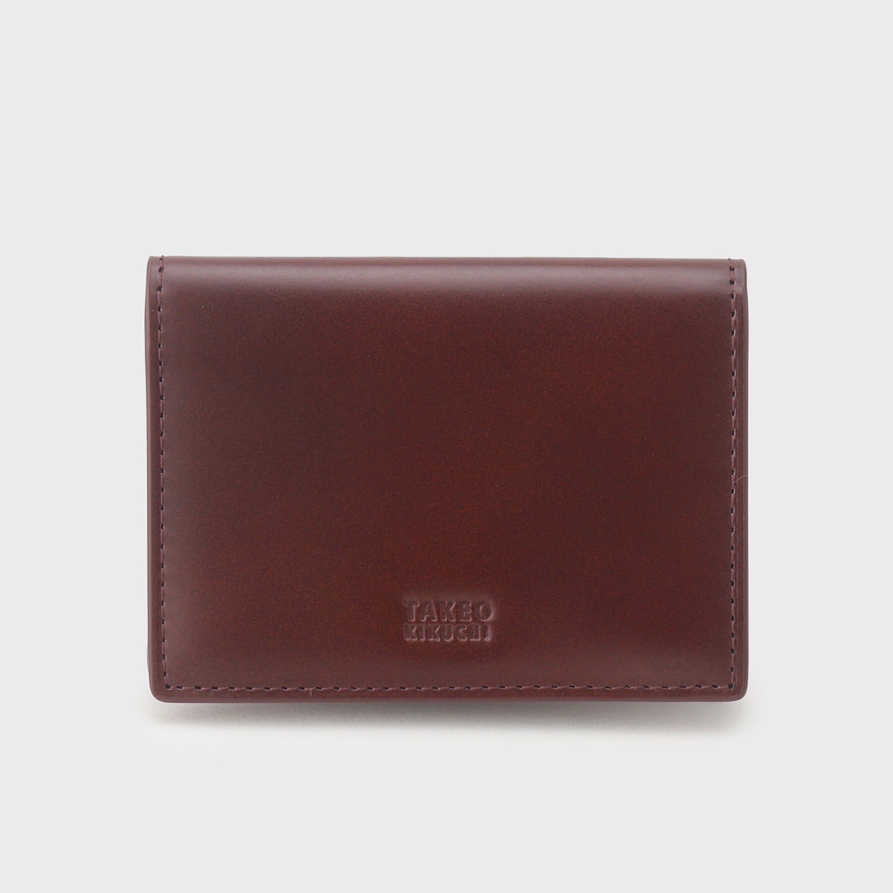 TAKEO KIKUCHI「ヘビタンレザー カードケース」|名刺入れ・カードケース|ブラウン(043)