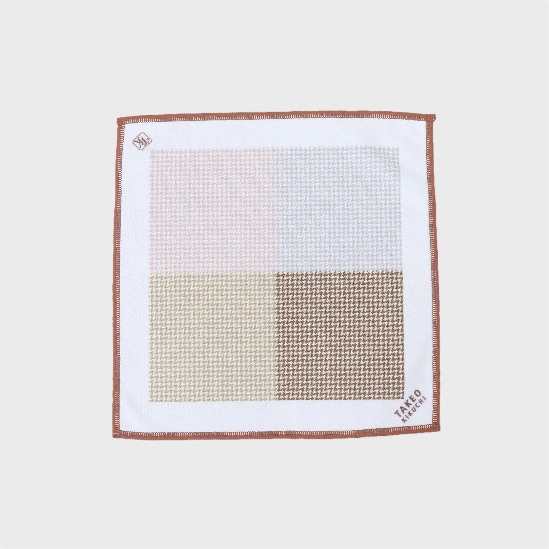 TAKEO KIKUCHI「番千鳥カラーブロックフォンカチ」|ハンカチ|ﾌﾞﾗｳﾝ(543)
