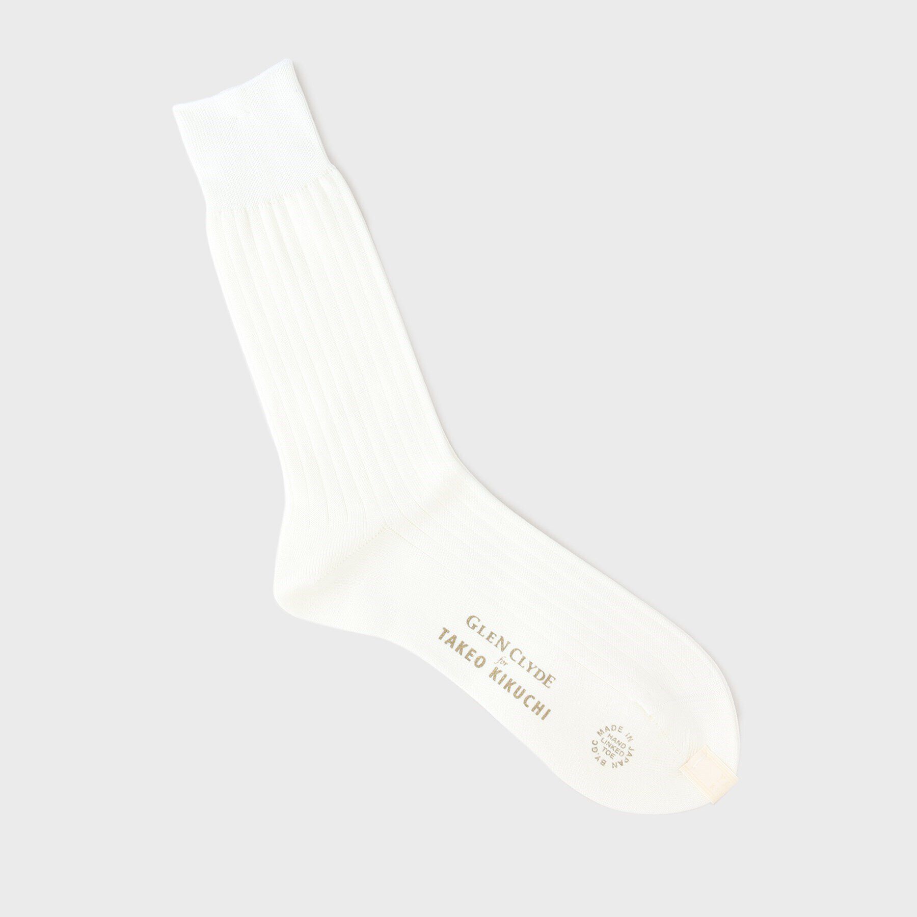 TAKEO KIKUCHI「【THE FLAGSHIP】シーアイランドコットン ソックス」|ソックス|ﾎﾜｲﾄ(001)