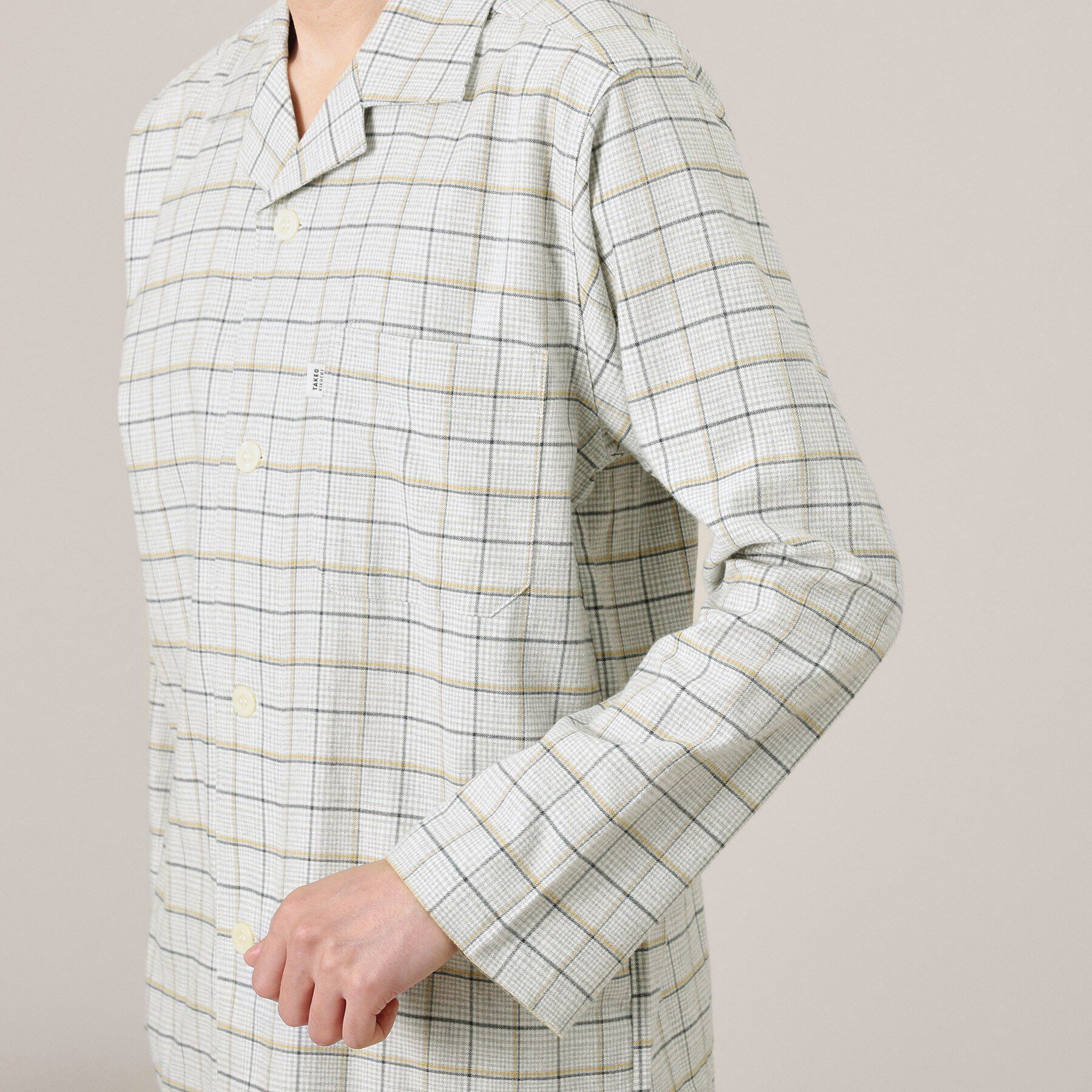 TAKEO KIKUCHI「グレンチェック柄パジャマ」|ルームウェア|