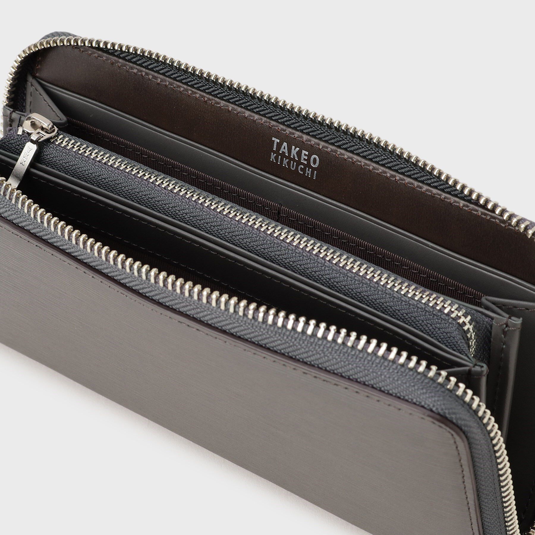 TAKEO KIKUCHI「【NEW レザーリップルシリーズ】ロングウォレット」|財布|