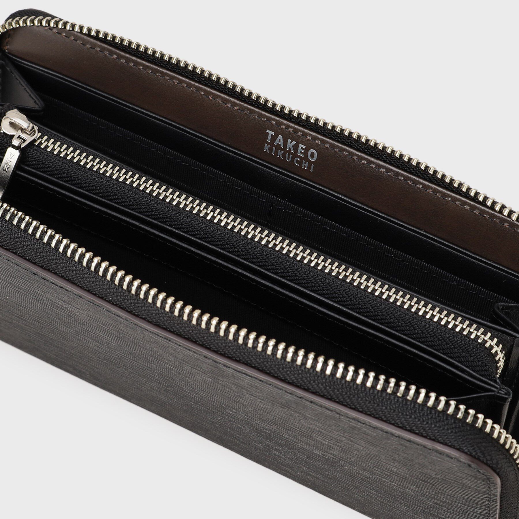 TAKEO KIKUCHI「【NEW レザーリップルシリーズ】ロングウォレット」|財布|