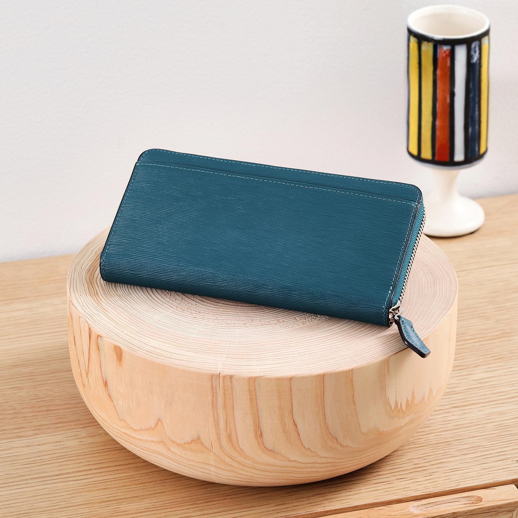 TAKEO KIKUCHI「【NEW レザーリップルシリーズ】ロングウォレット」|財布|