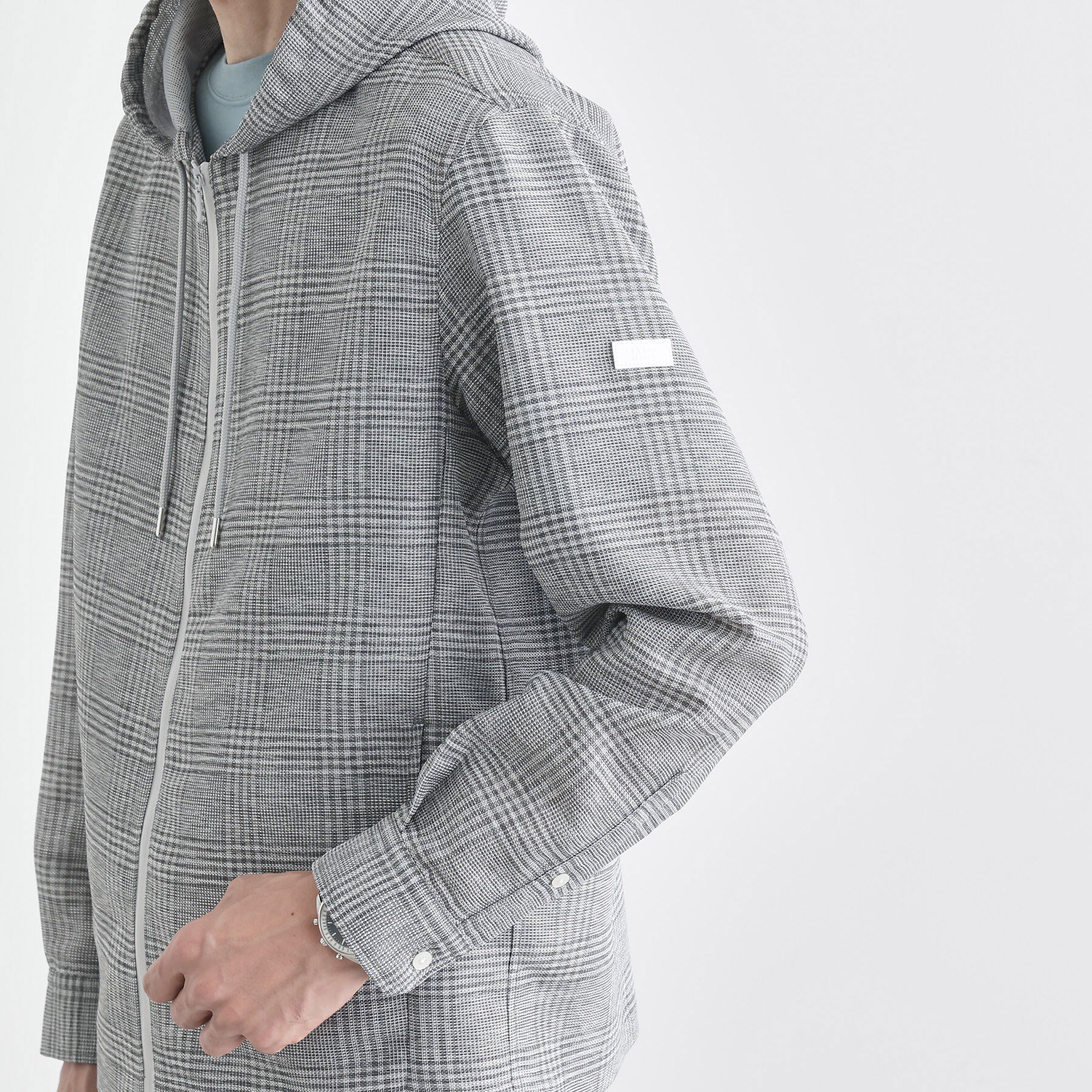 TAKEO KIKUCHI「【軽羽織】カラミ織り フード羽織りシャツ」|シャツ・ブラウス|