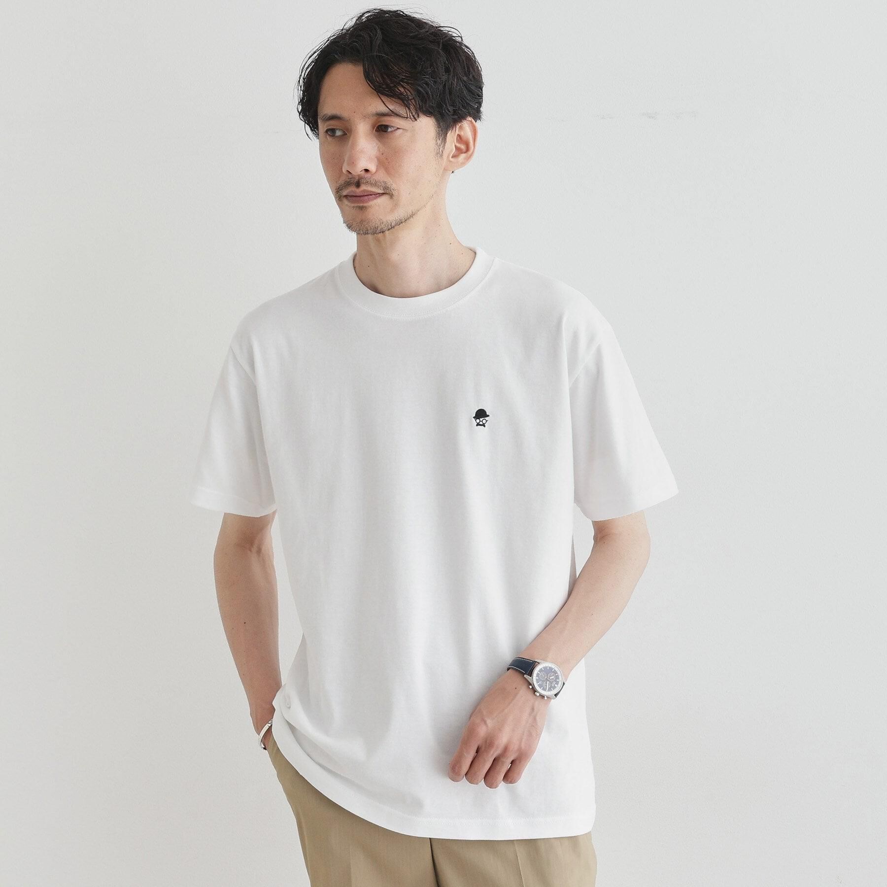 TAKEO KIKUCHI「【LIMITED】ワンポイント刺繍 半袖Tシャツ」|Tシャツ・カットソー|