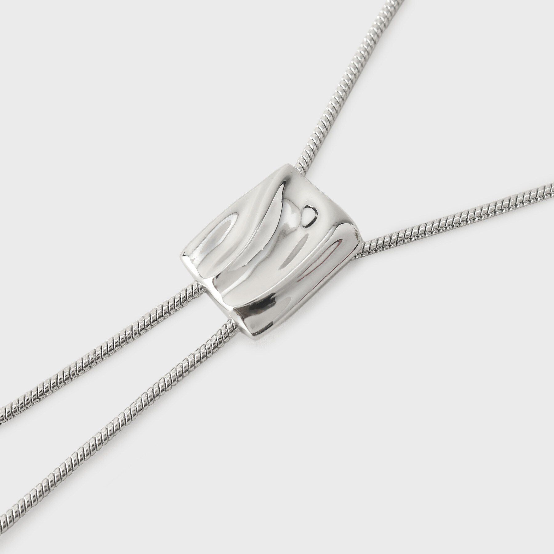 tk.TAKEO KIKUCHI「メタルループタイネックレス」|ネックレス|