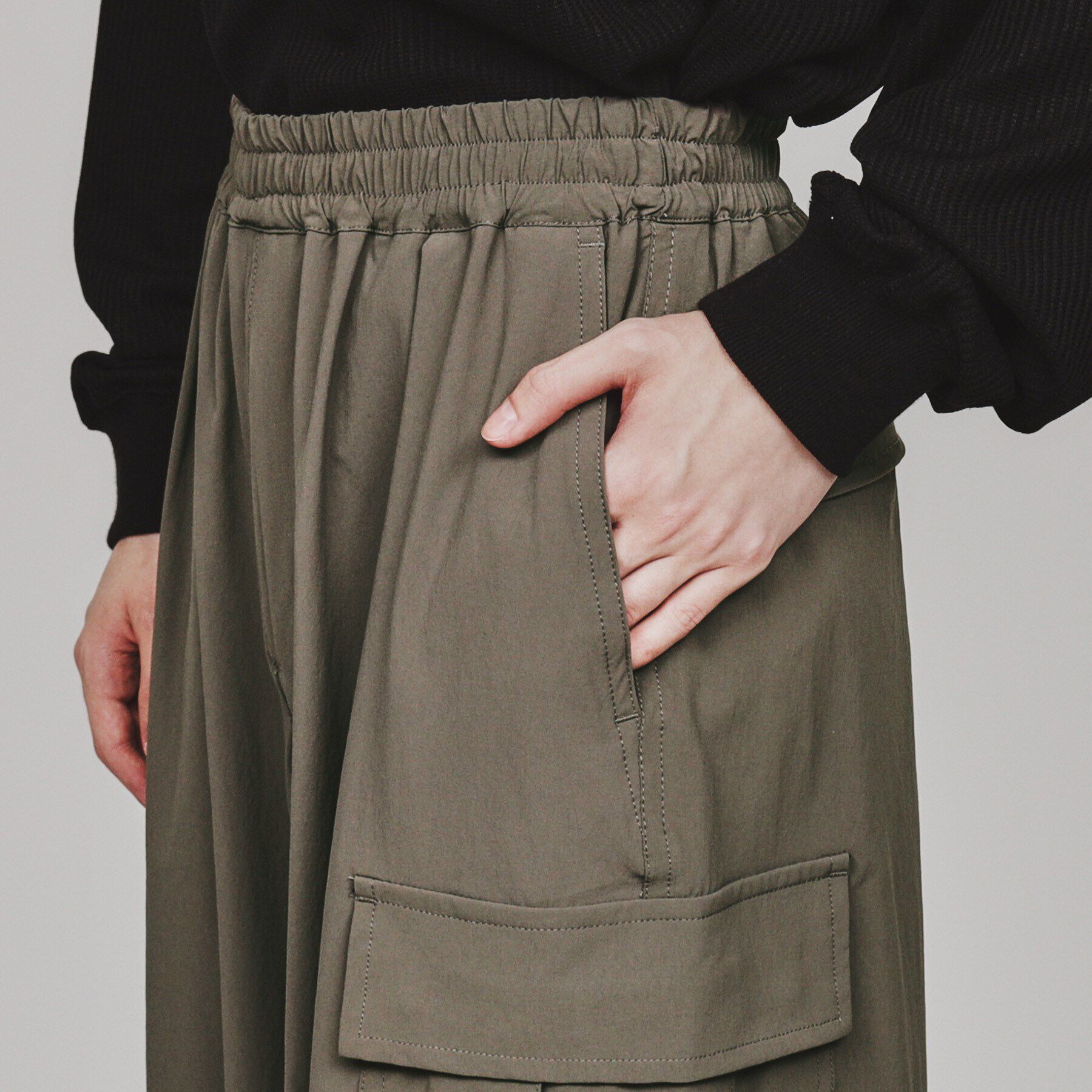 tk.TAKEO KIKUCHI「ナイロンワイドカーゴパンツ」|その他|