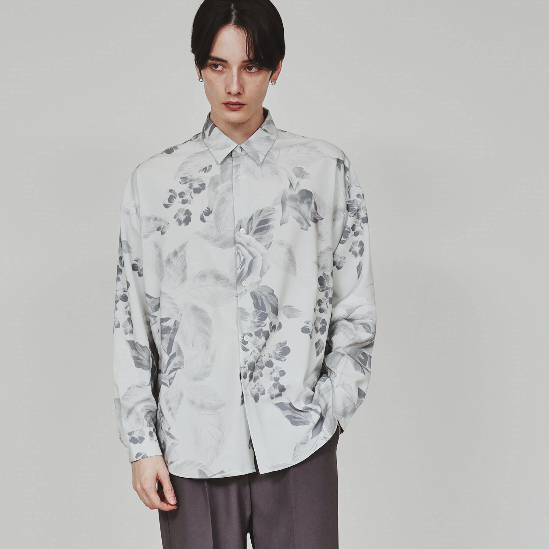 tk.TAKEO KIKUCHI「【ネクタイ付】フラワープリントシャツ」|シャツ・ブラウス|