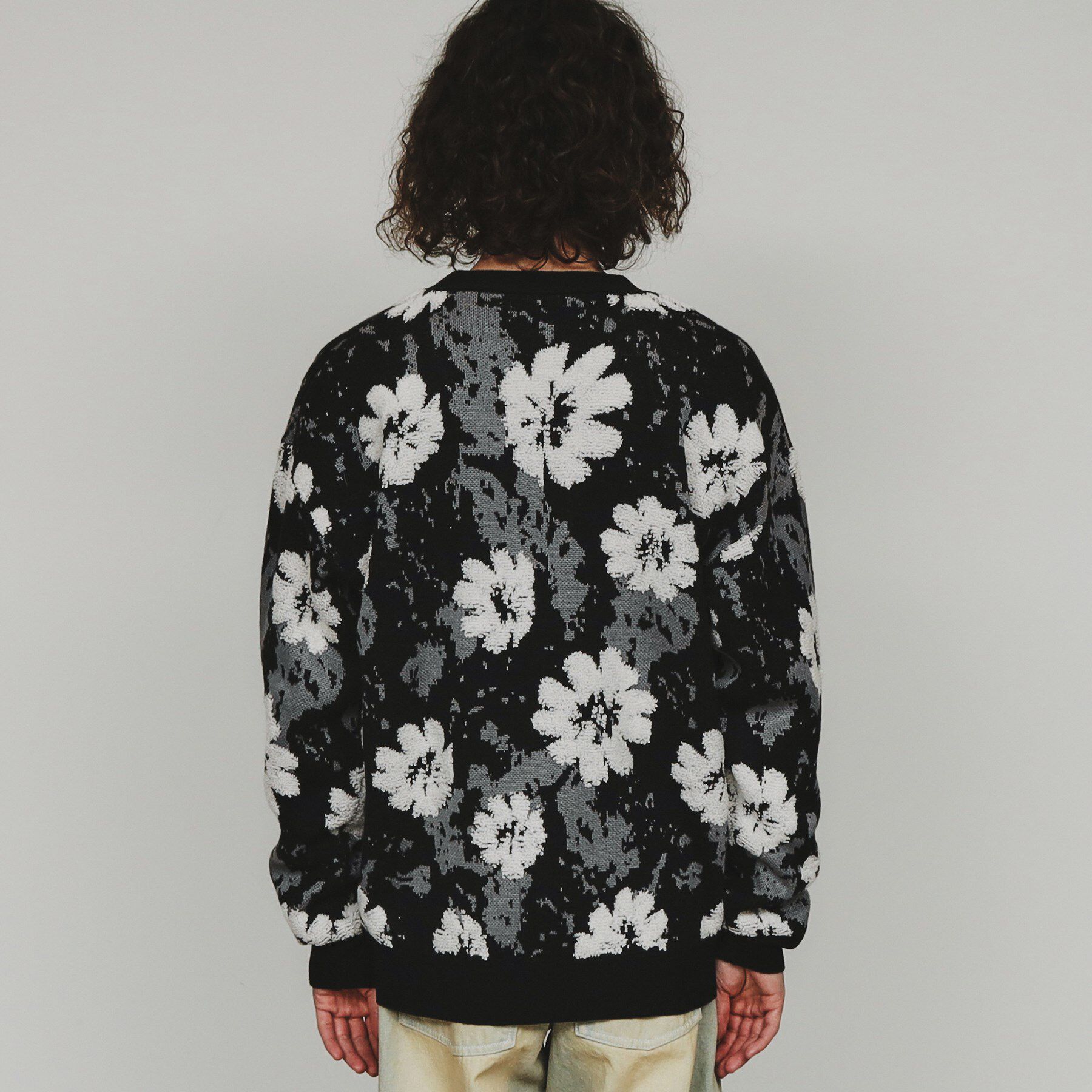 tk.TAKEO KIKUCHI「フラワージャカードカーディガン」|カーディガン|