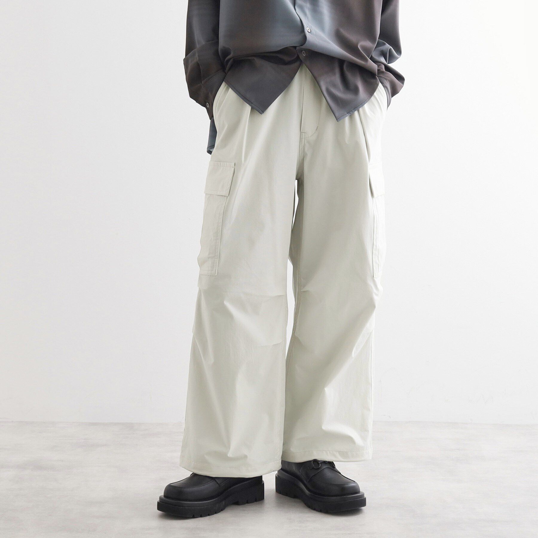 tk.TAKEO KIKUCHI「【機能素材】AMATAストレッチカーゴパンツ」|その他|