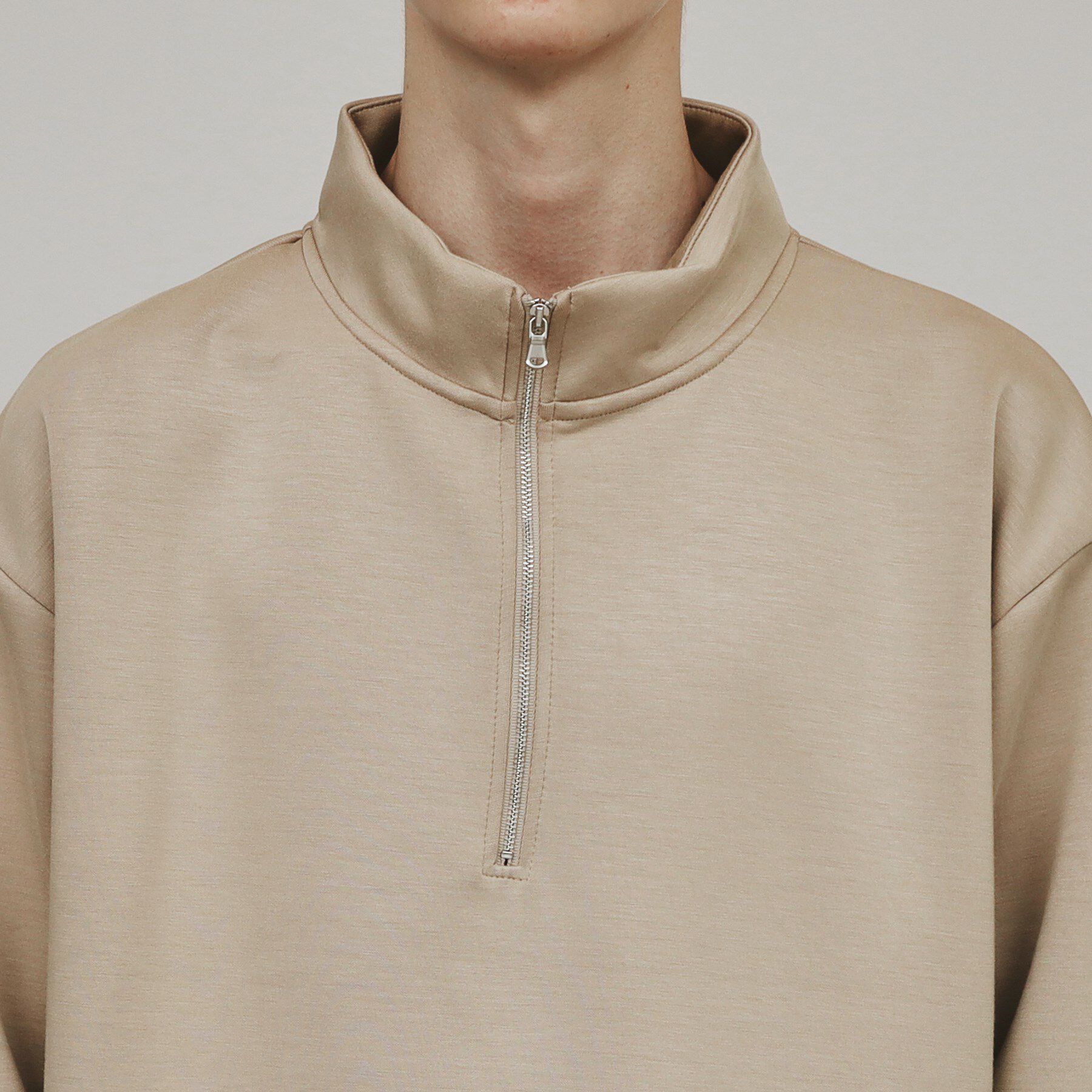 tk.TAKEO KIKUCHI「ポンチハーフジップトップス」|Tシャツ・カットソー|