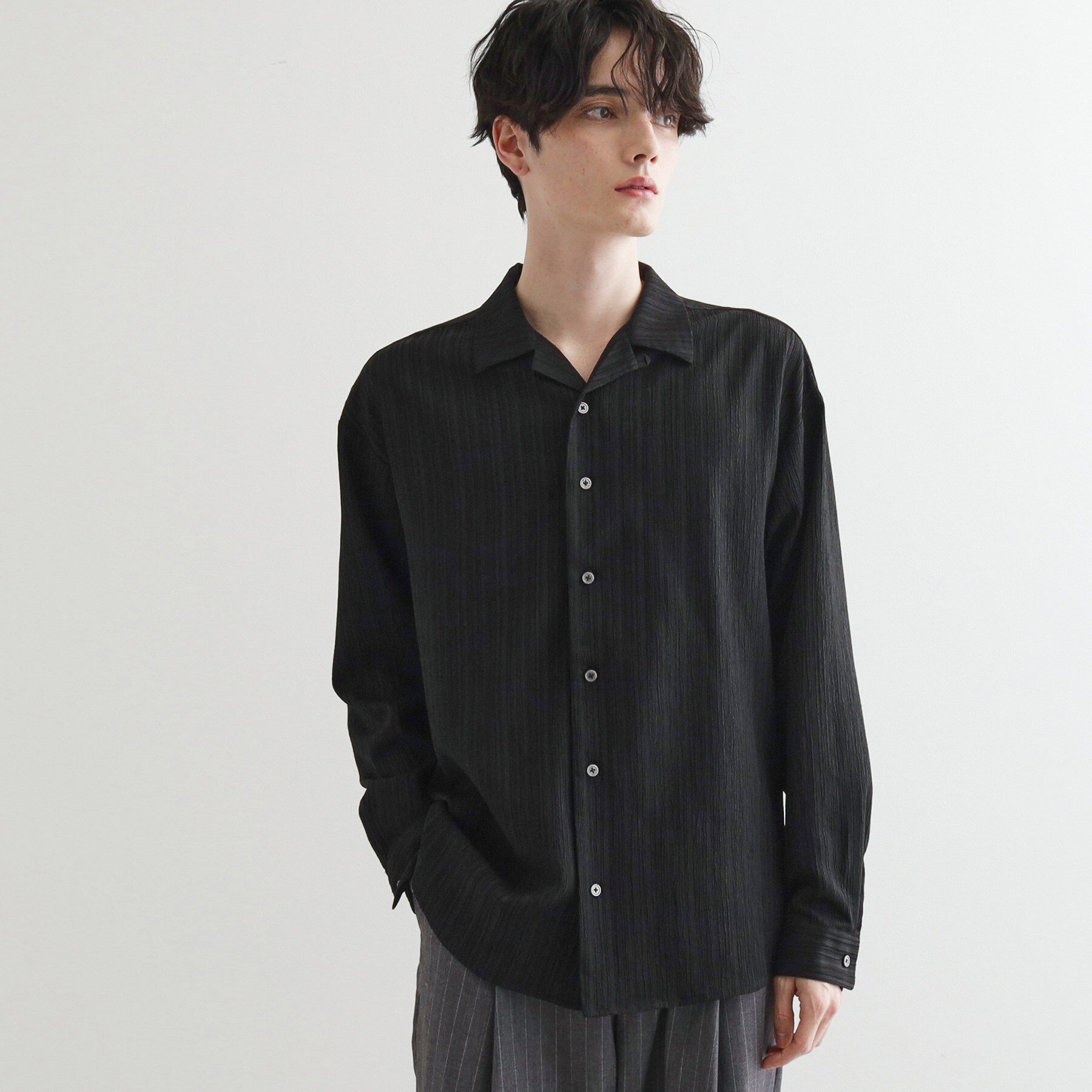 tk.TAKEO KIKUCHI「シアー楊柳シャツ」|シャツ・ブラウス|