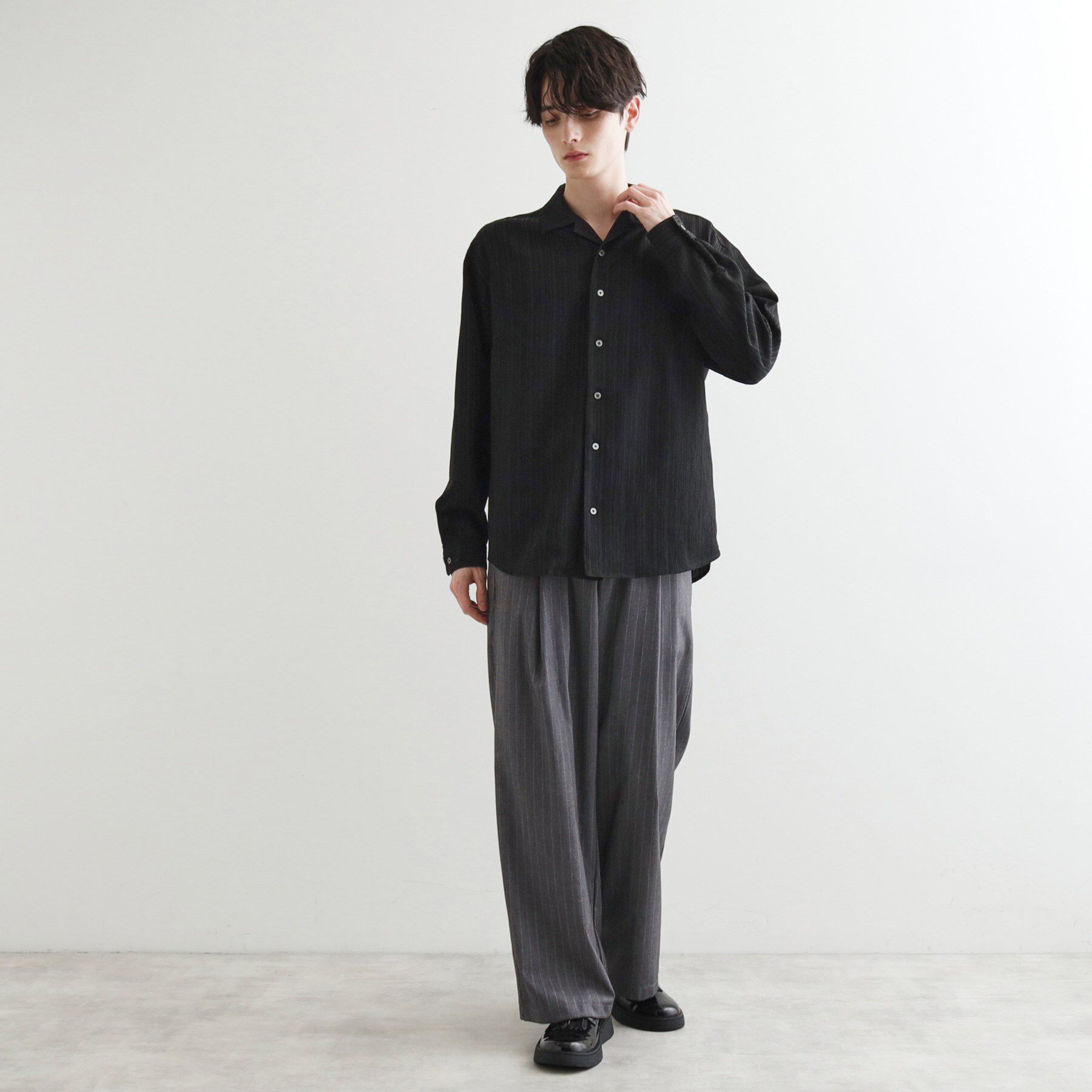 tk.TAKEO KIKUCHI「シアー楊柳シャツ」|シャツ・ブラウス|