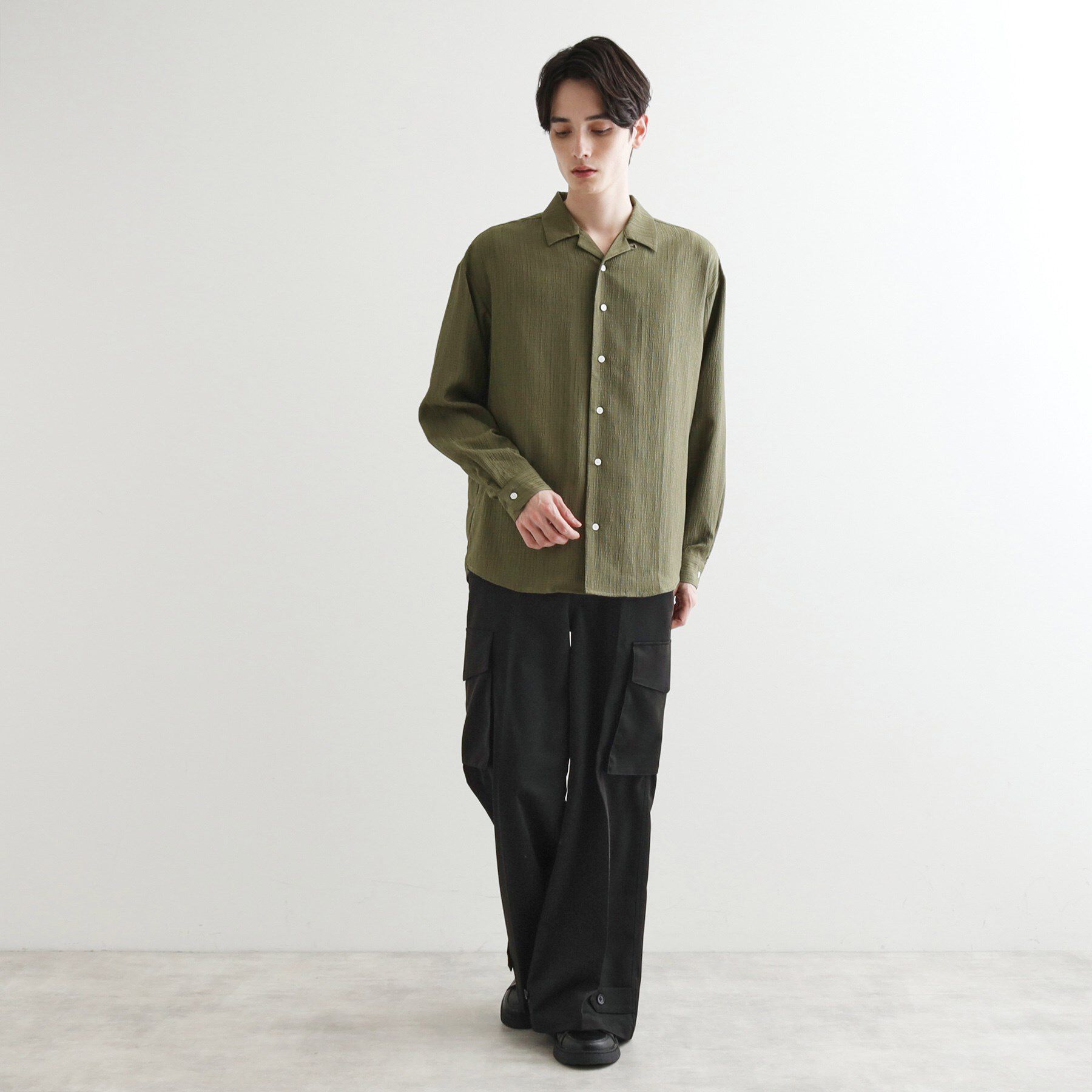 tk.TAKEO KIKUCHI「シアー楊柳シャツ」|シャツ・ブラウス|