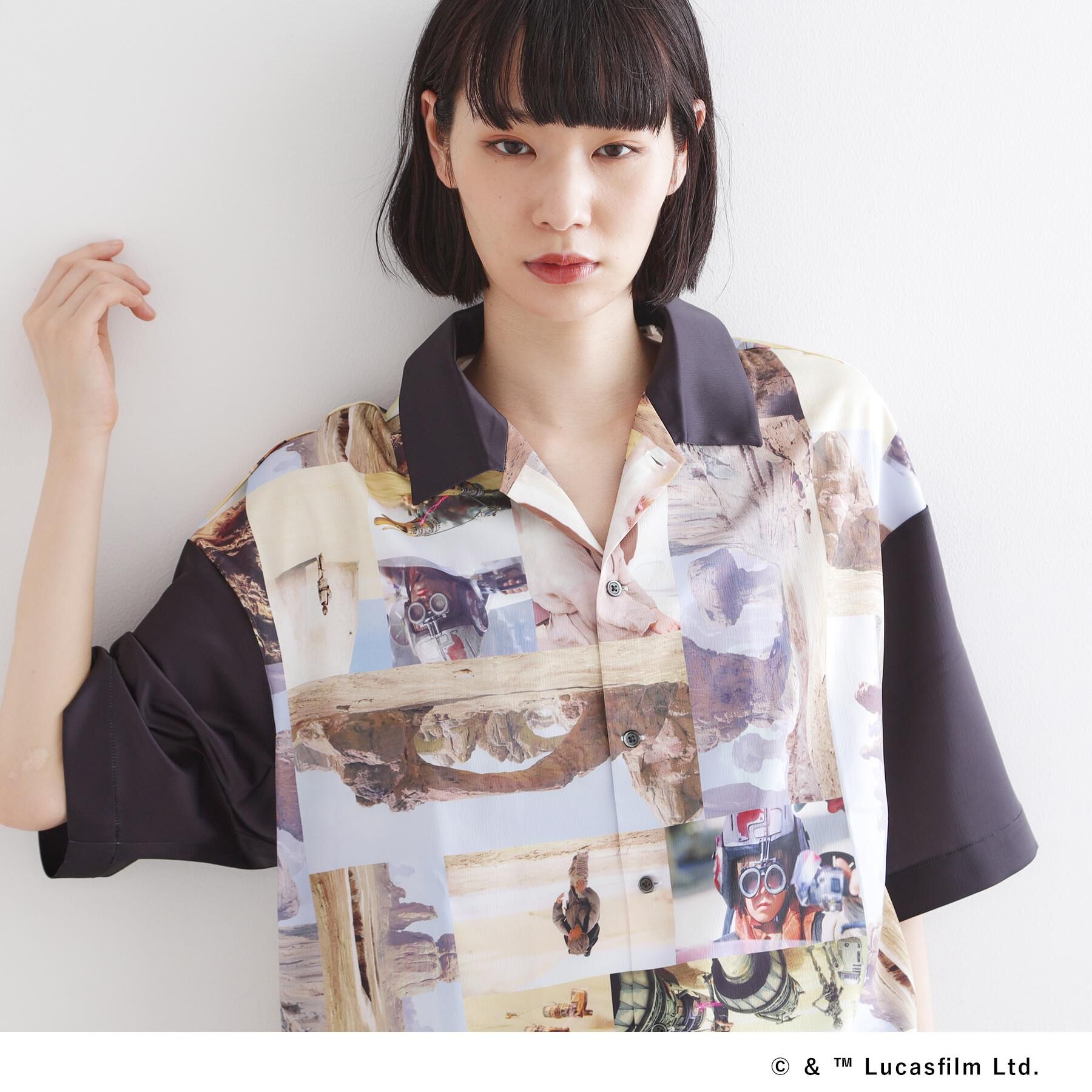 tk.TAKEO KIKUCHI「【STAR WARS】Capsule Collection 2WAY半袖シャツ」|シャツ・ブラウス|