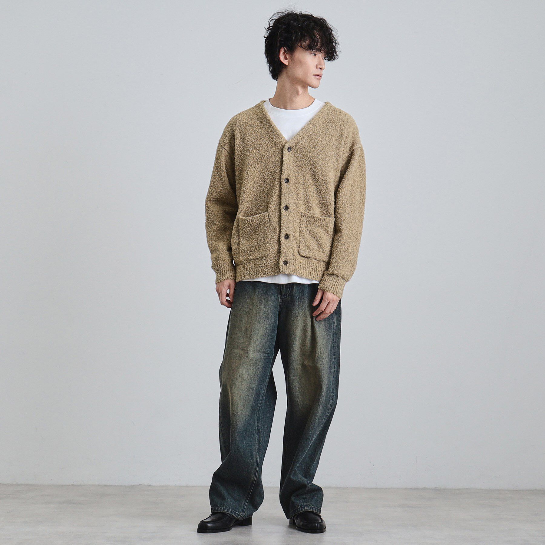 tk.TAKEO KIKUCHI「モールニット カーディガン」|カーディガン|