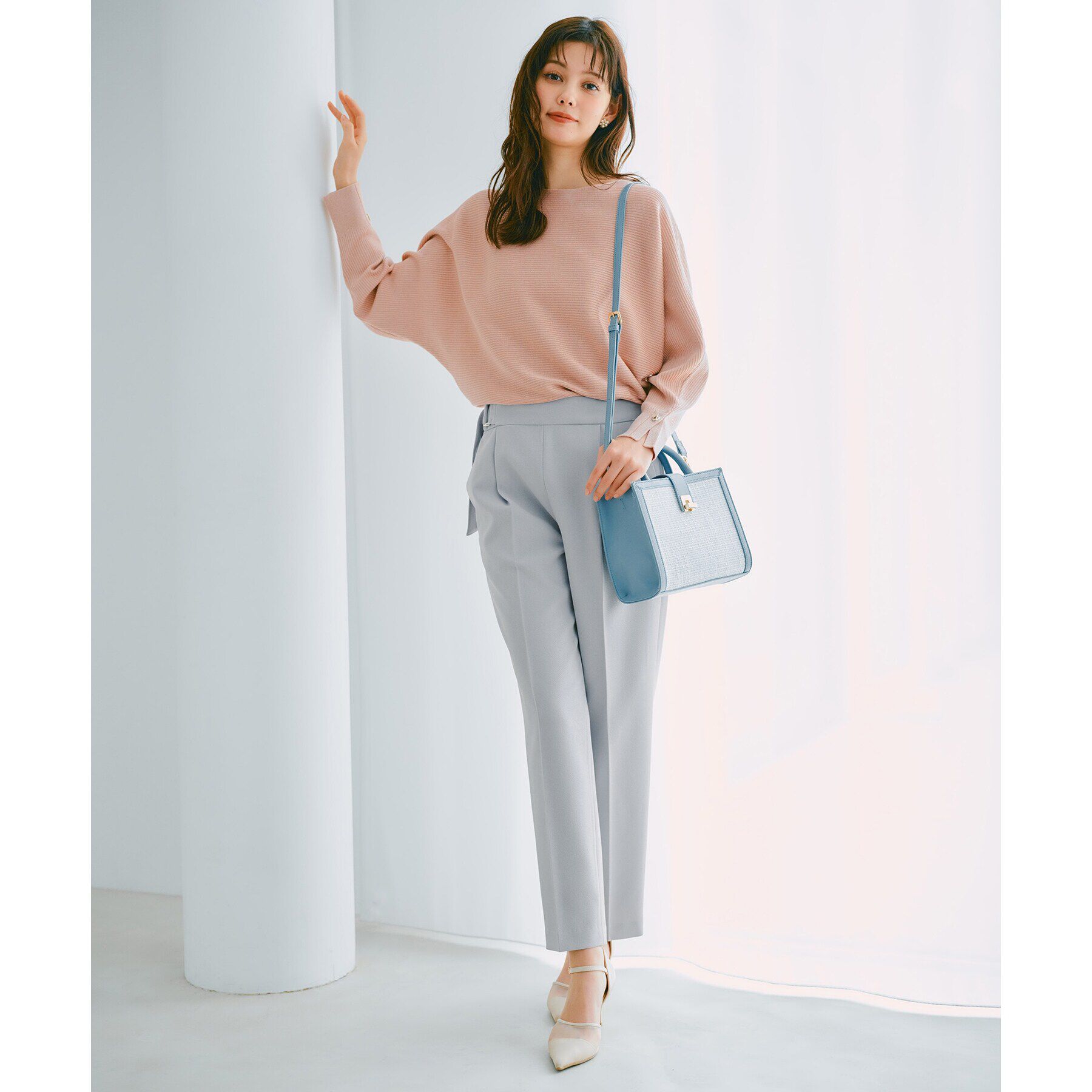 index「《5color》ドルマンリブニット【洗濯機洗い可/抗ピル】」|ニット・セーター|