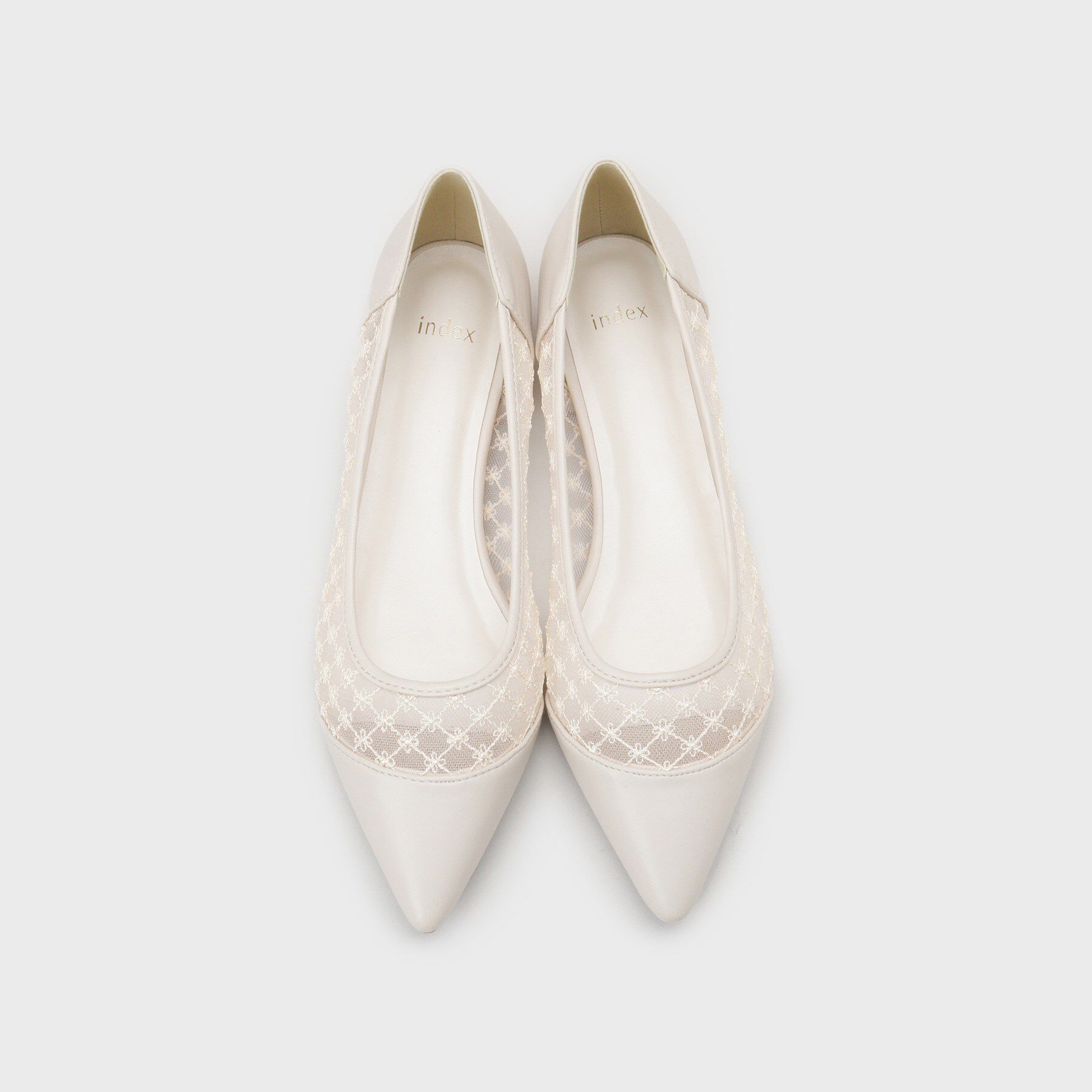 index「レースチュールフラットパンプス」|パンプス|