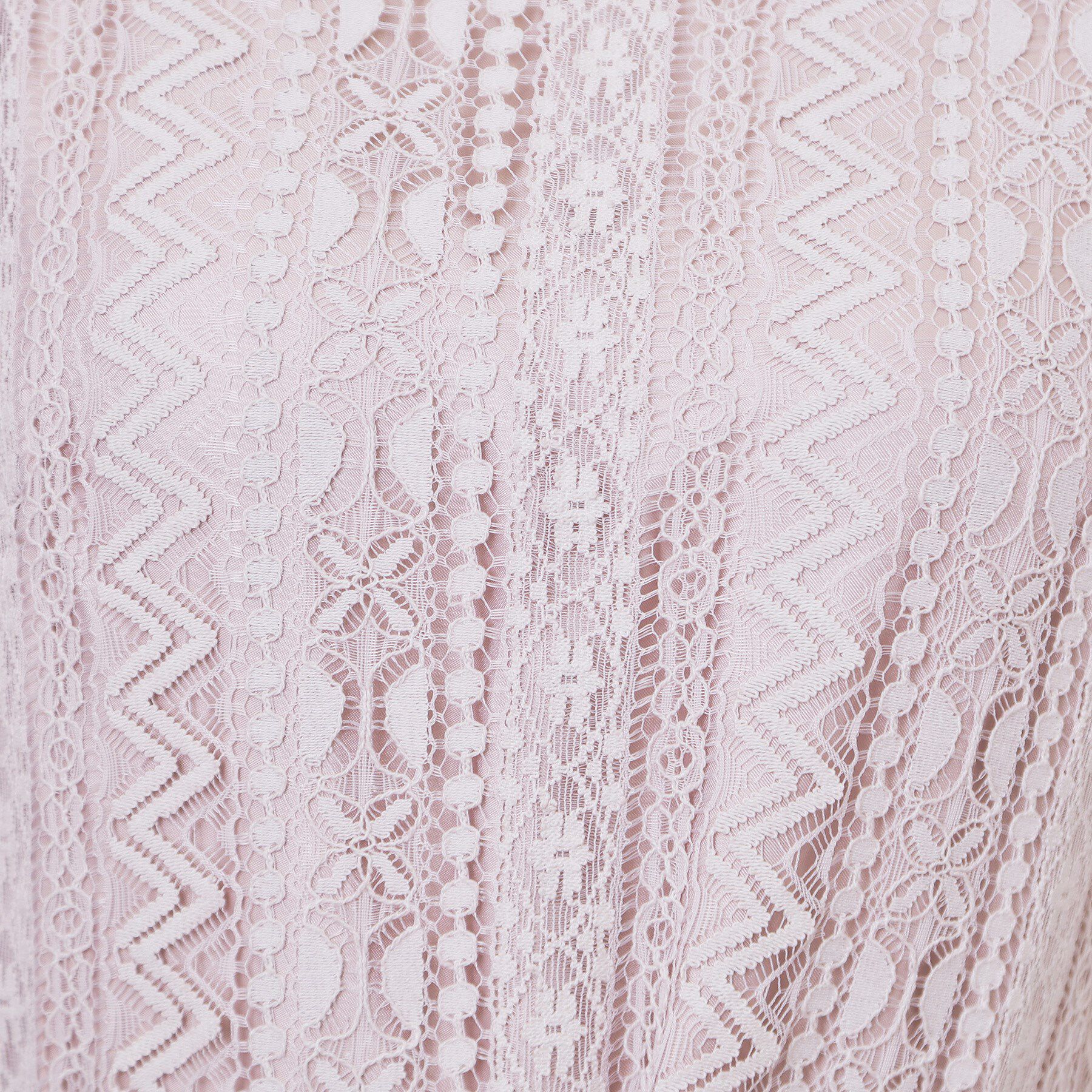 index「幾何ラインレースワンピース【洗濯機OK】」|ワンピース|