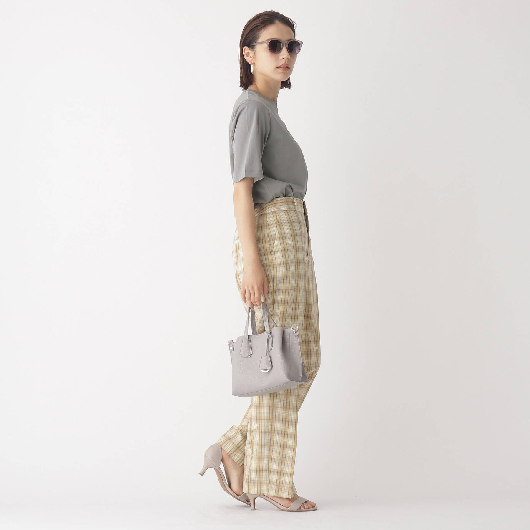 OPAQUE.CLIP「◆アイスタッチシルキーコットン クルーネックTシャツ【WEB限定サイズ】」|Tシャツ・カットソー|