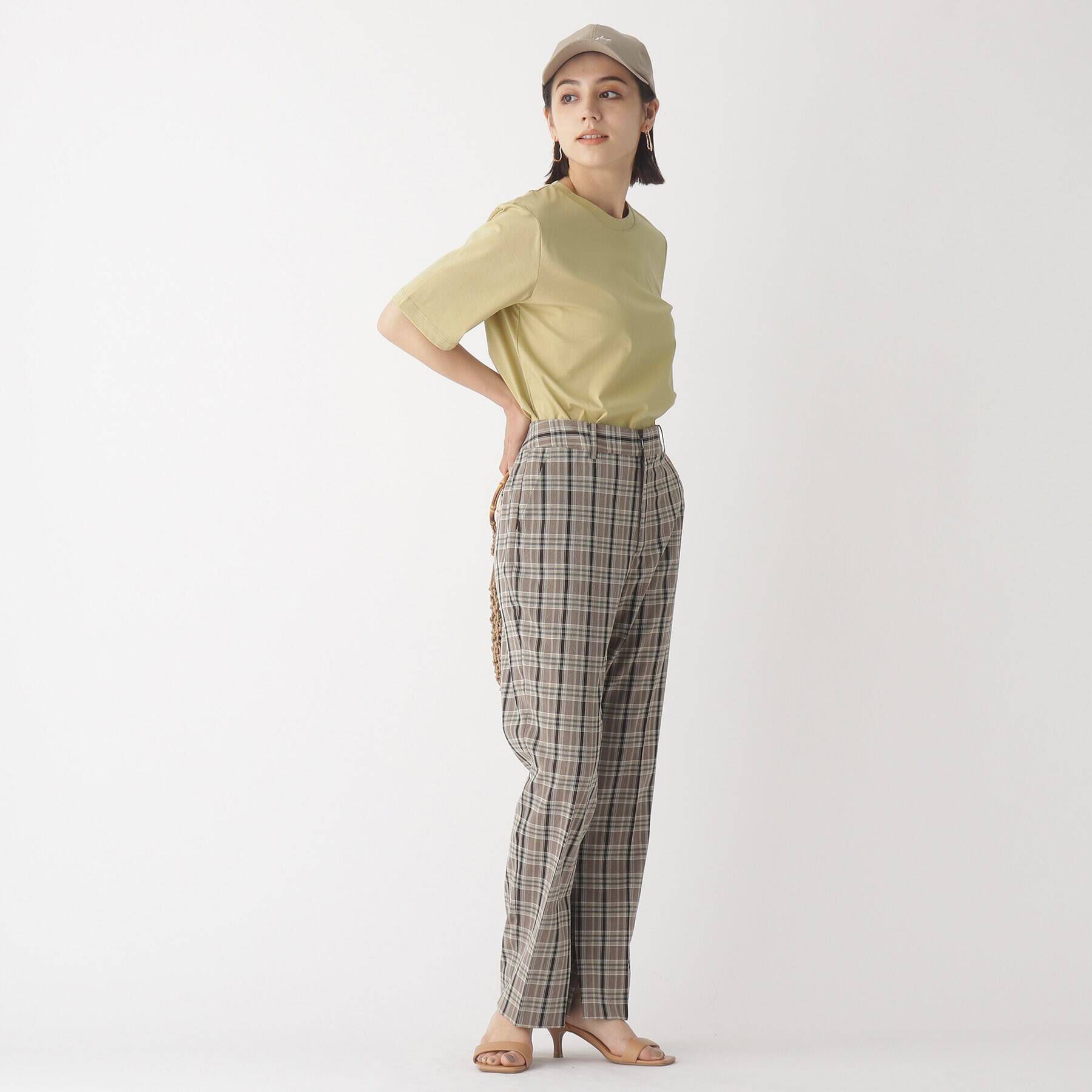 OPAQUE.CLIP「◆アイスタッチシルキーコットン クルーネックTシャツ【WEB限定サイズ】」|Tシャツ・カットソー|