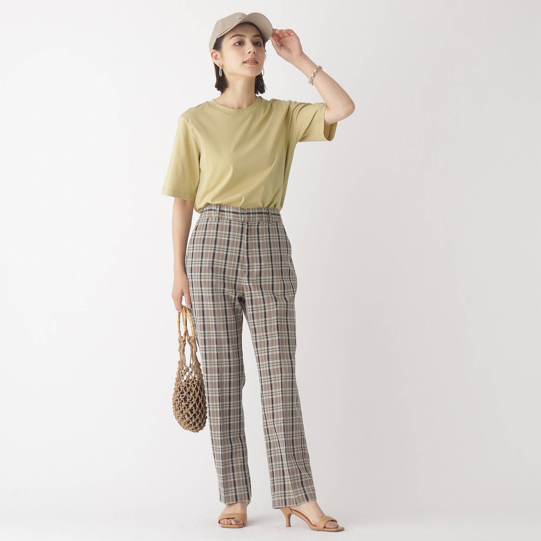 OPAQUE.CLIP「◆アイスタッチシルキーコットン クルーネックTシャツ【WEB限定サイズ】」|Tシャツ・カットソー|