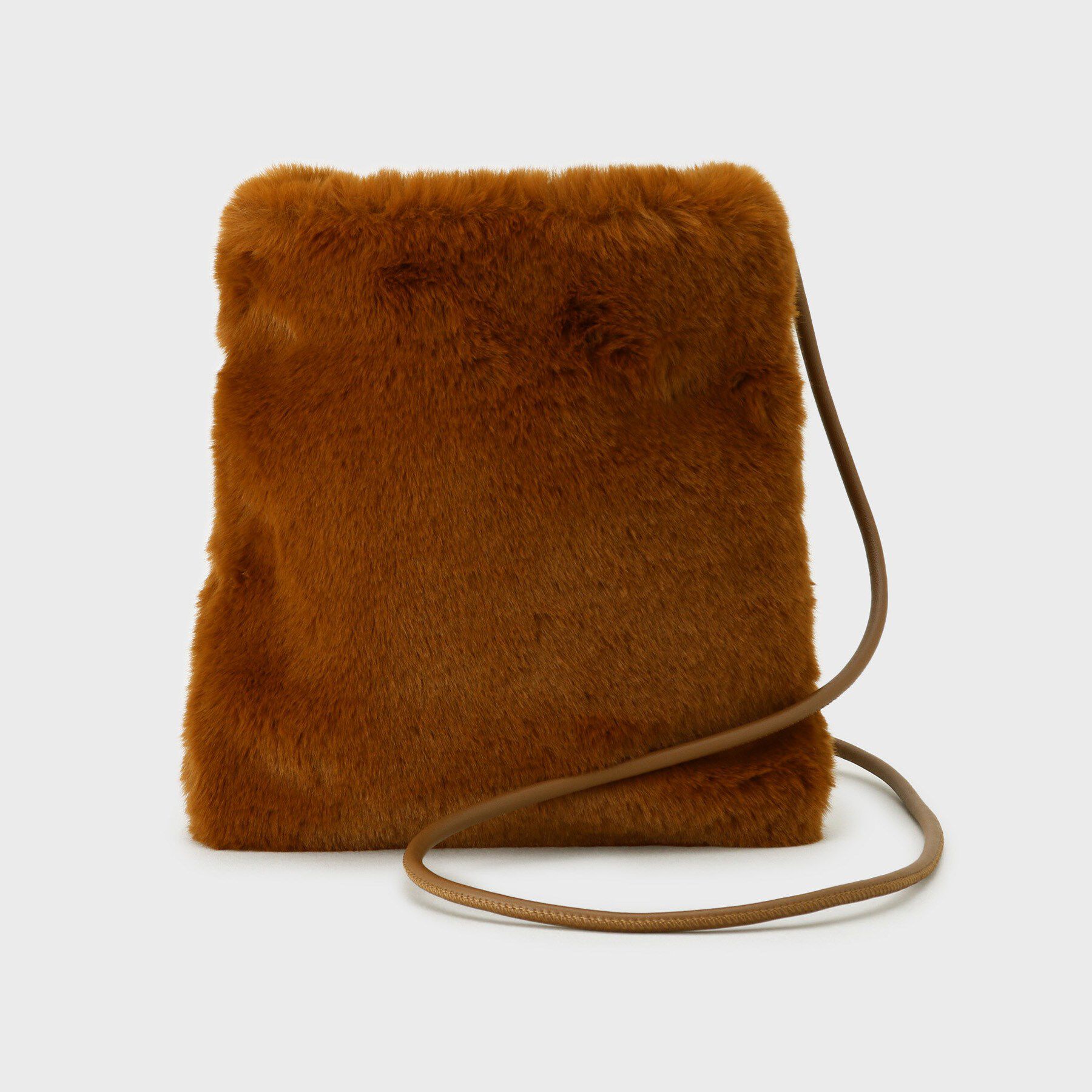 OPAQUE.CLIP「【11色展開】フェイクファースクエアミニポシェット」|ショルダー・メッセンジャー|