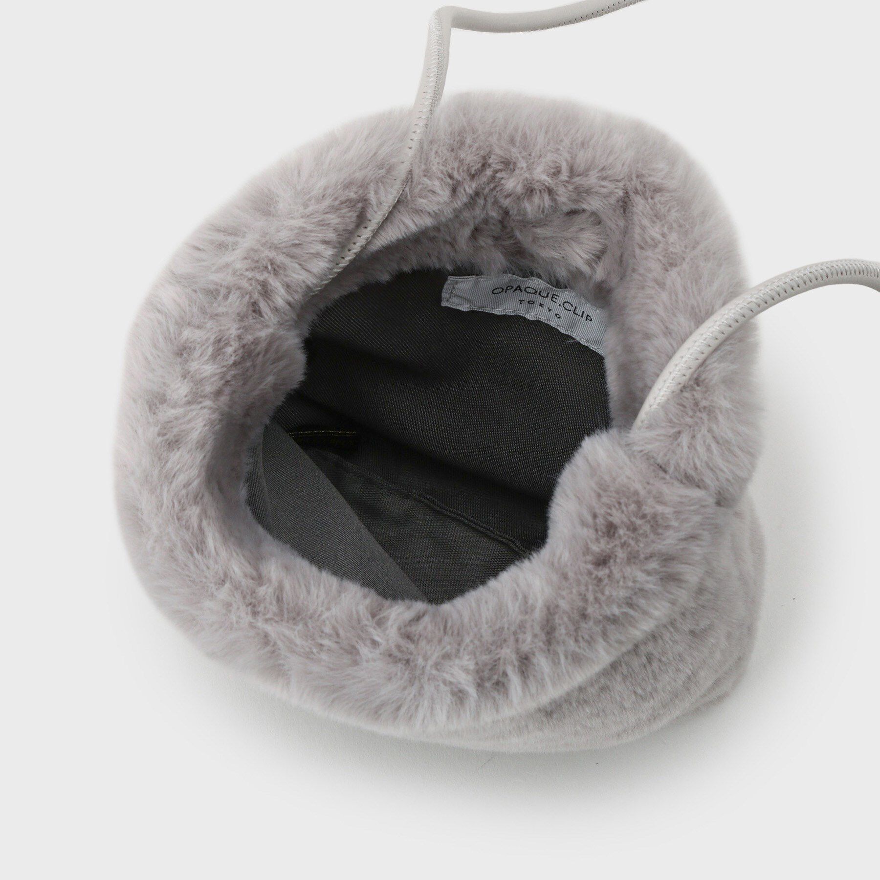 OPAQUE.CLIP「【11色展開】フェイクファースクエアミニポシェット」|ショルダー・メッセンジャー|