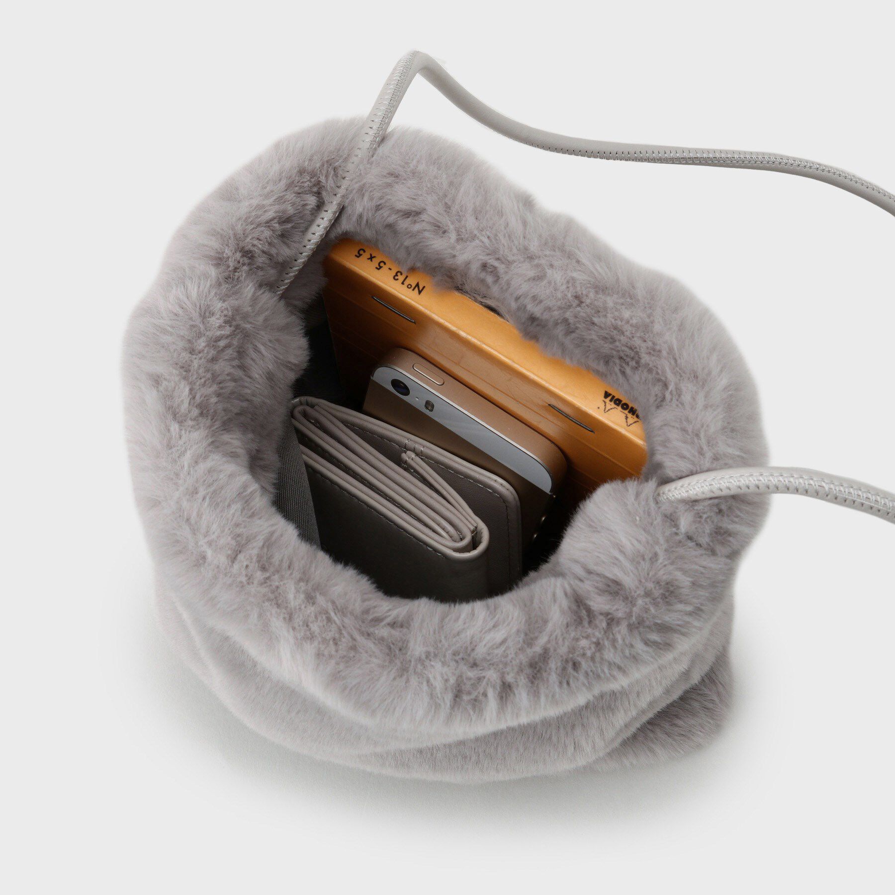 OPAQUE.CLIP「【11色展開】フェイクファースクエアミニポシェット」|ショルダー・メッセンジャー|