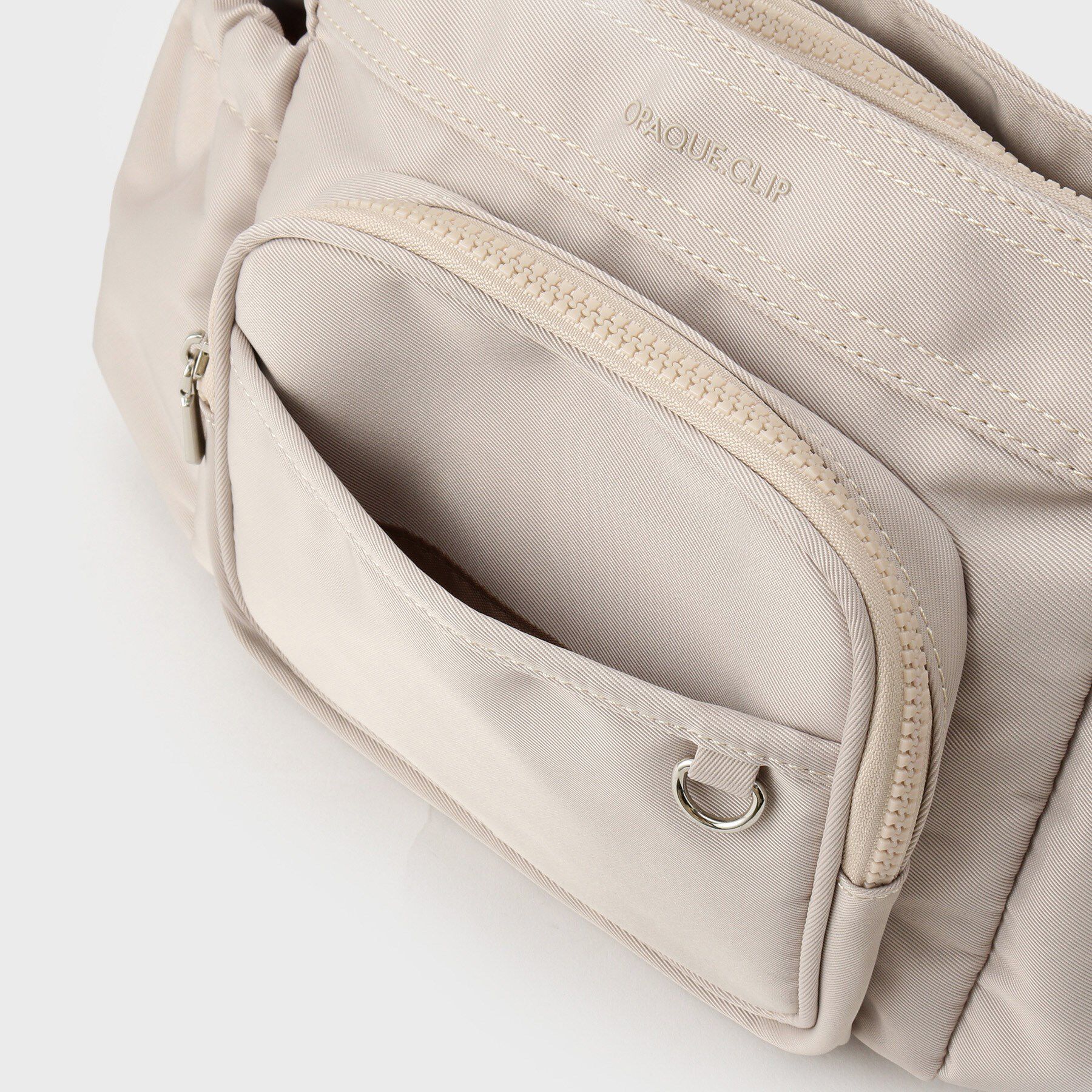 OPAQUE.CLIP「フロントポケット3層デザインショルダーバッグ【マルチポケット】」|ショルダー・メッセンジャー|