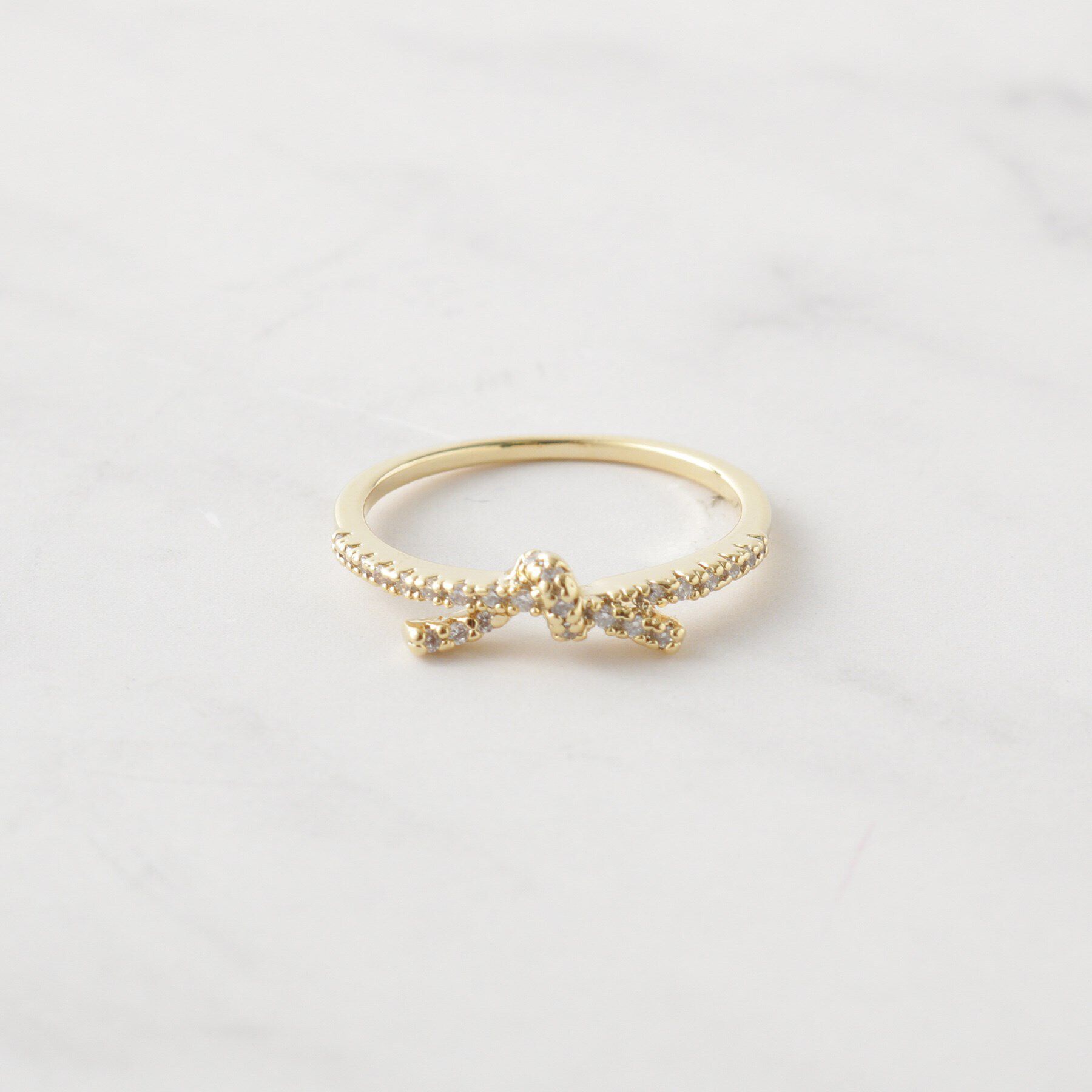 Couture broach「ノットリボンリング」|リング|