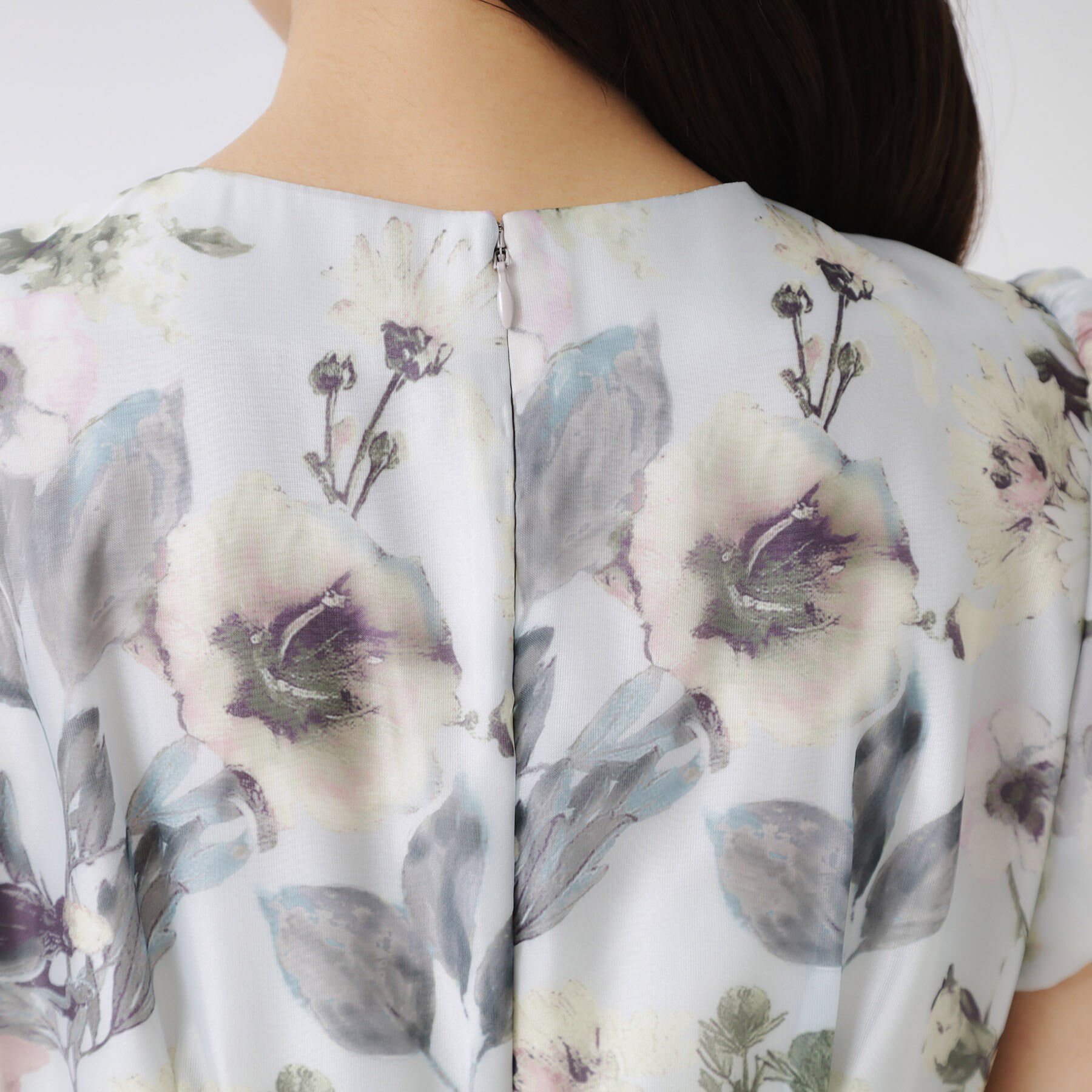 Couture broach「【花柄・一枚で着映える・細見え】Summerオーガンフルールワンピース」|ワンピース|