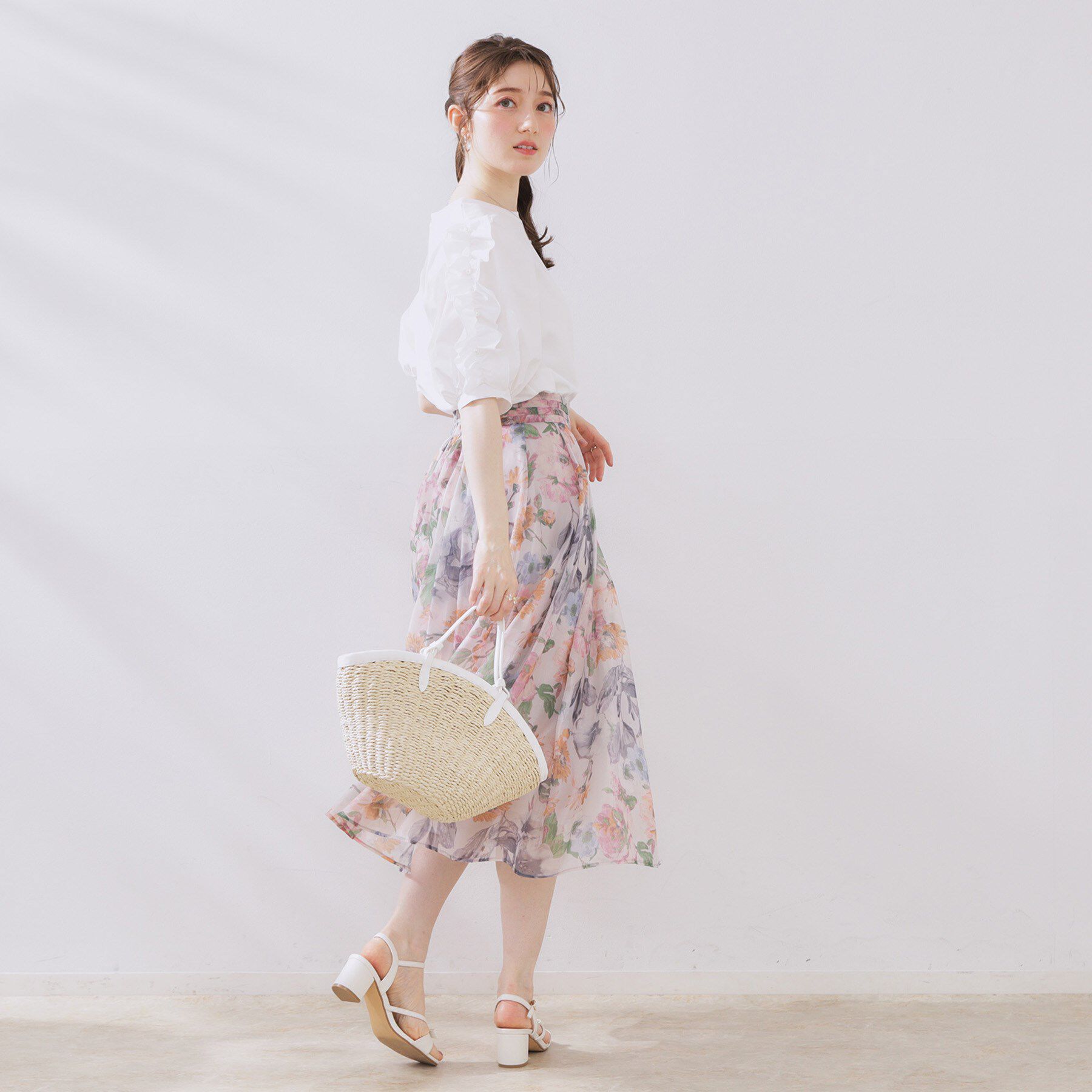 Couture broach「袖異素材デザインカットソー」|Tシャツ・カットソー|