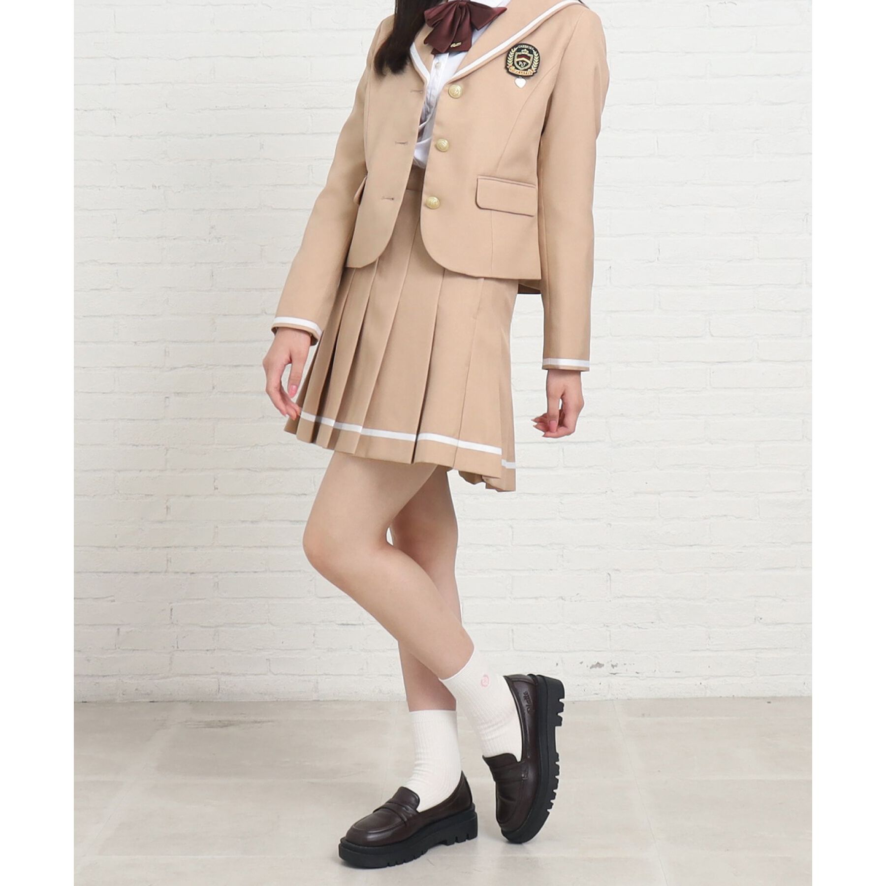 PINK-latte「【3足セット】スクールソックス」|ソックス|