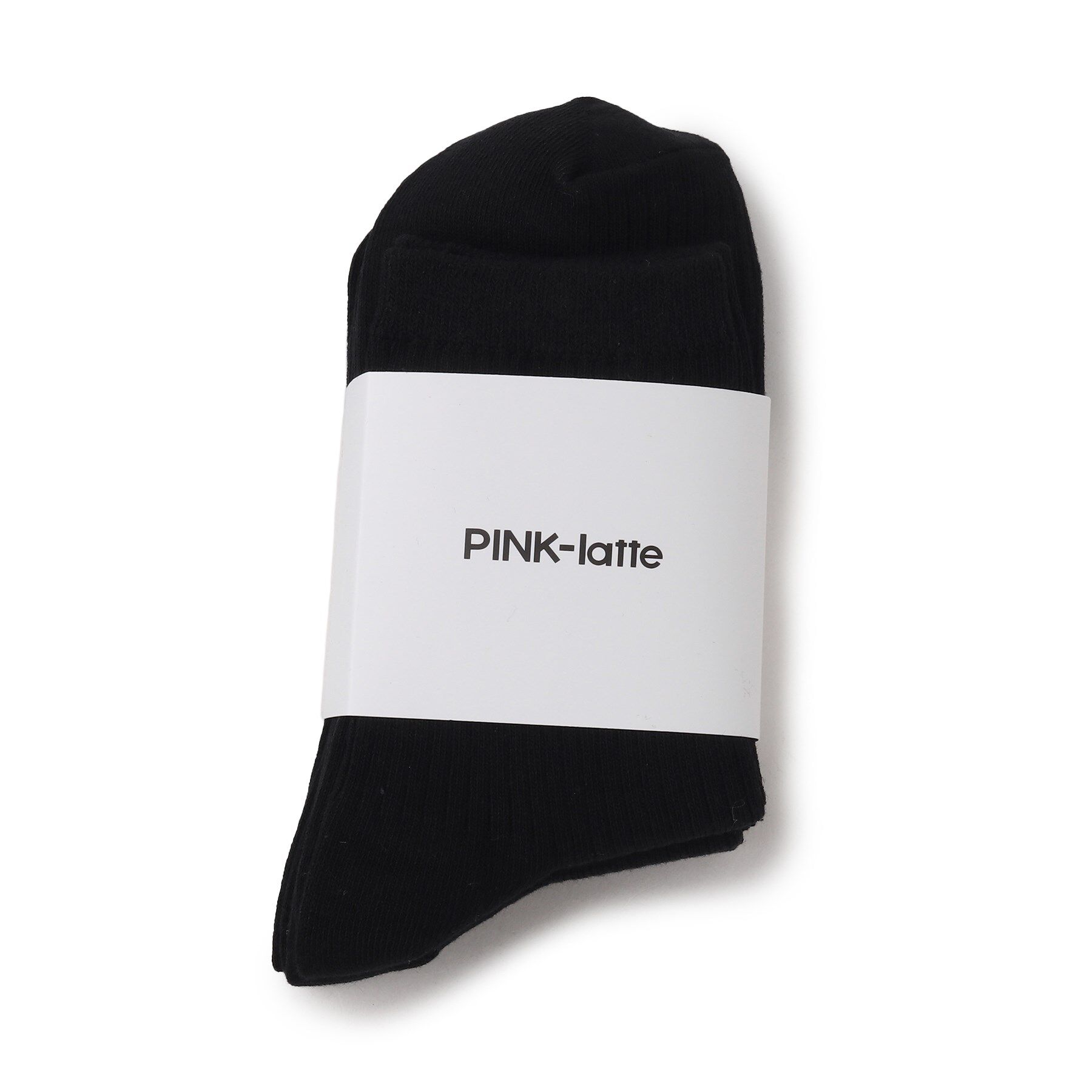 PINK-latte「【3足セット】スクールソックス」|ソックス|ブラック(019)