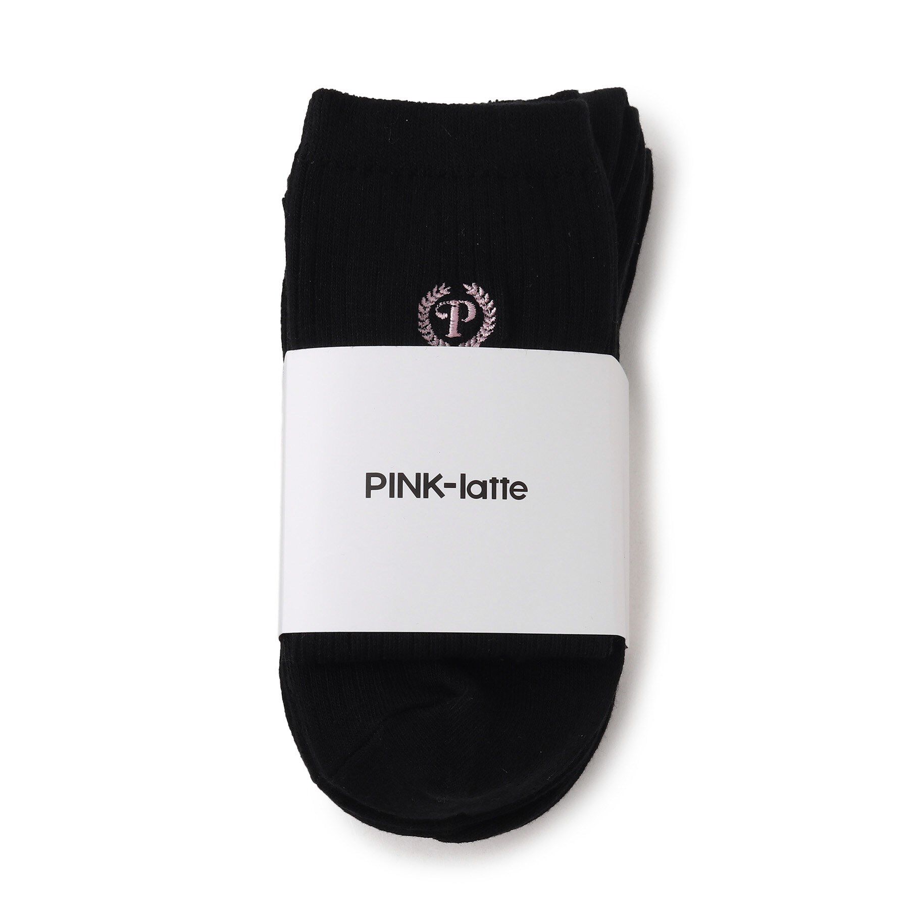 PINK-latte「【3足セット】スクールソックス」|ソックス|ブラック(119)