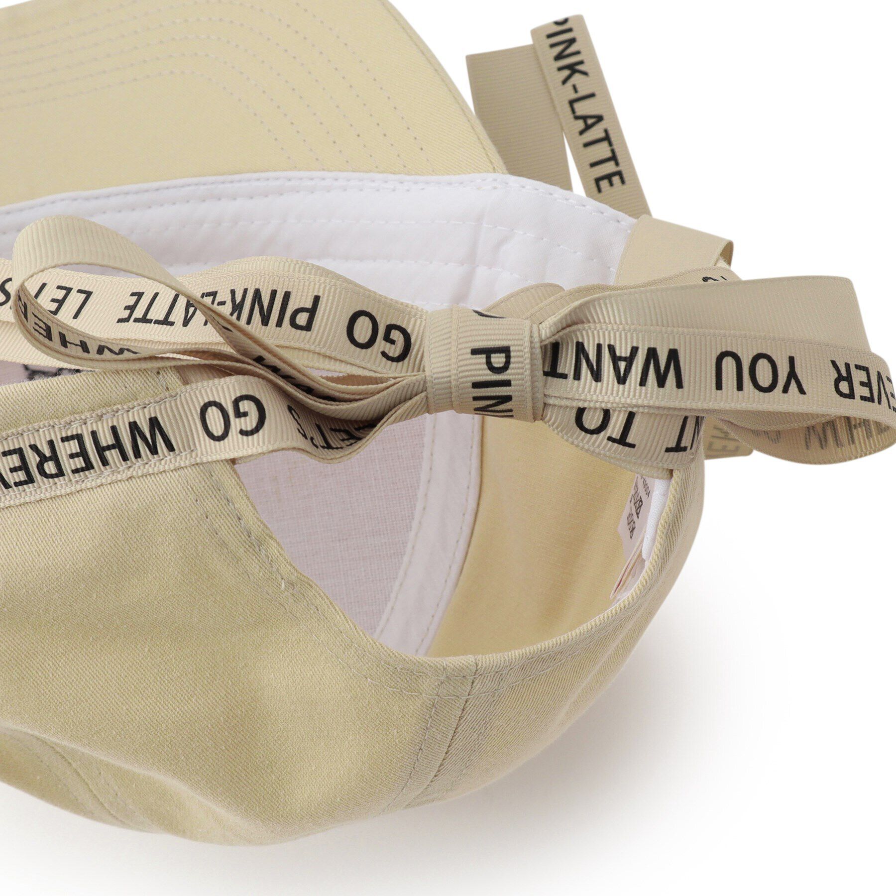 PINK-latte「ロゴリボンキャップ」|キャップ・キャスケット|