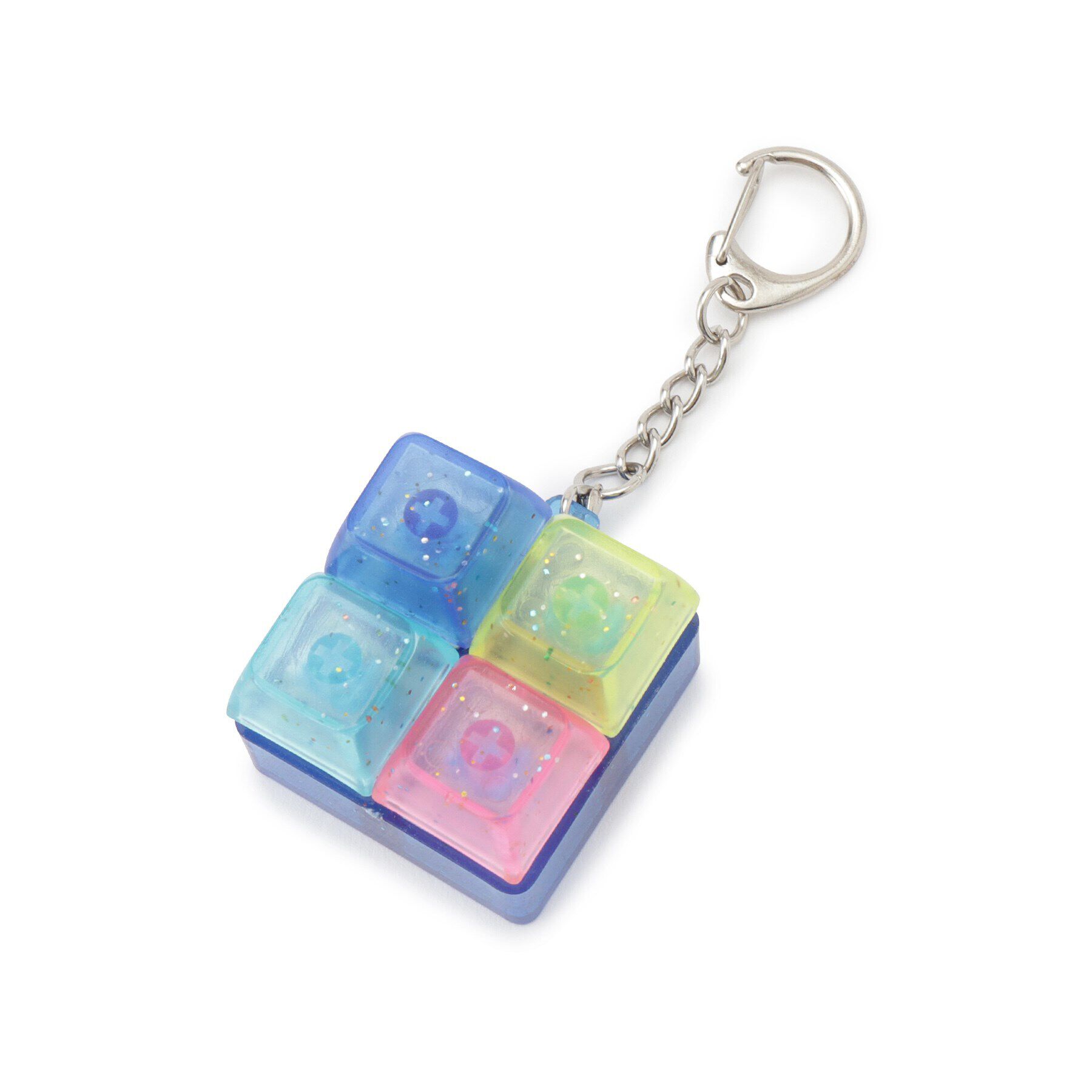 PINK-latte「キーボードキーホルダー」|キーケース|クリスタル/透明(3