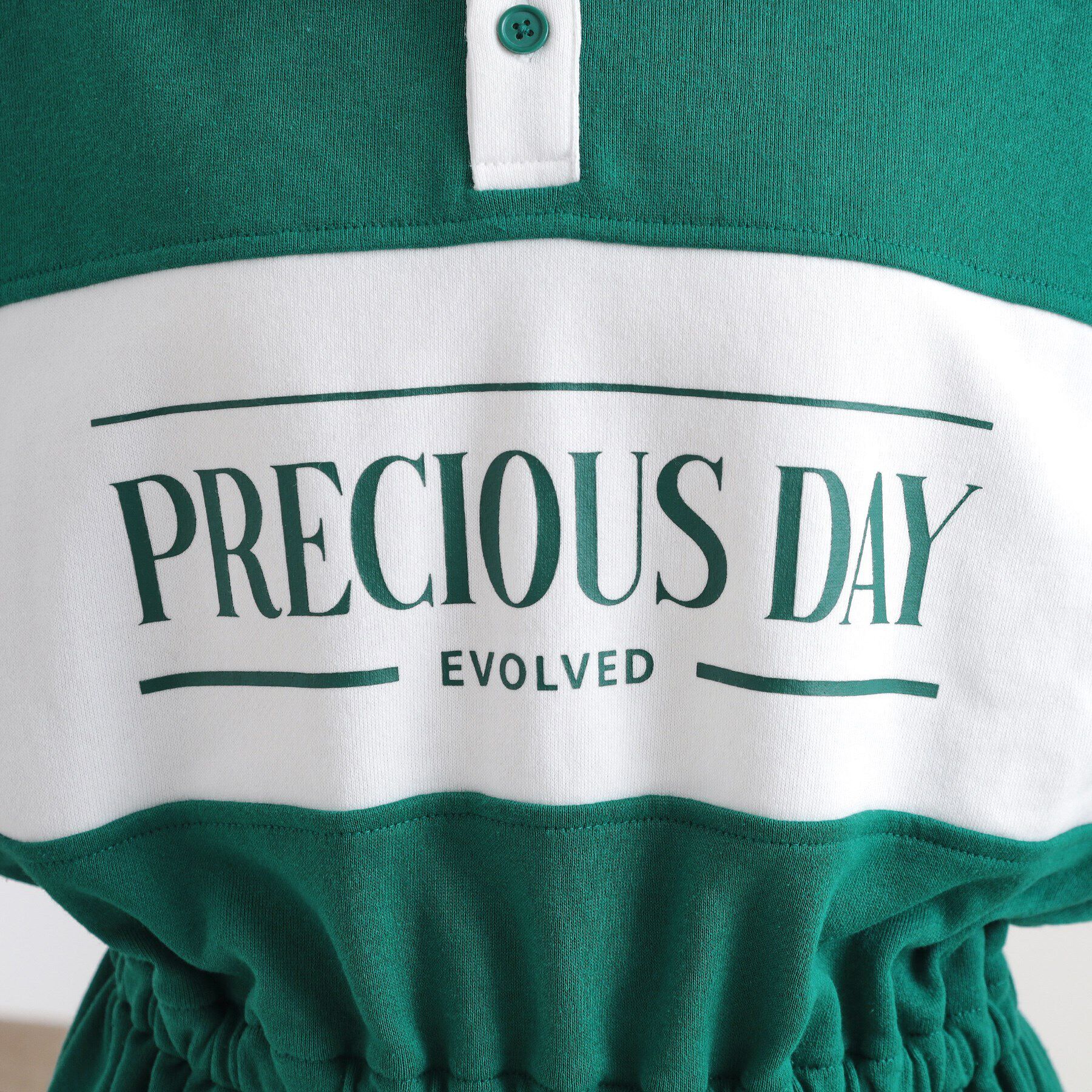 PINK-latte「ミニ裏エリ付きドロストワンピース」|ワンピース|