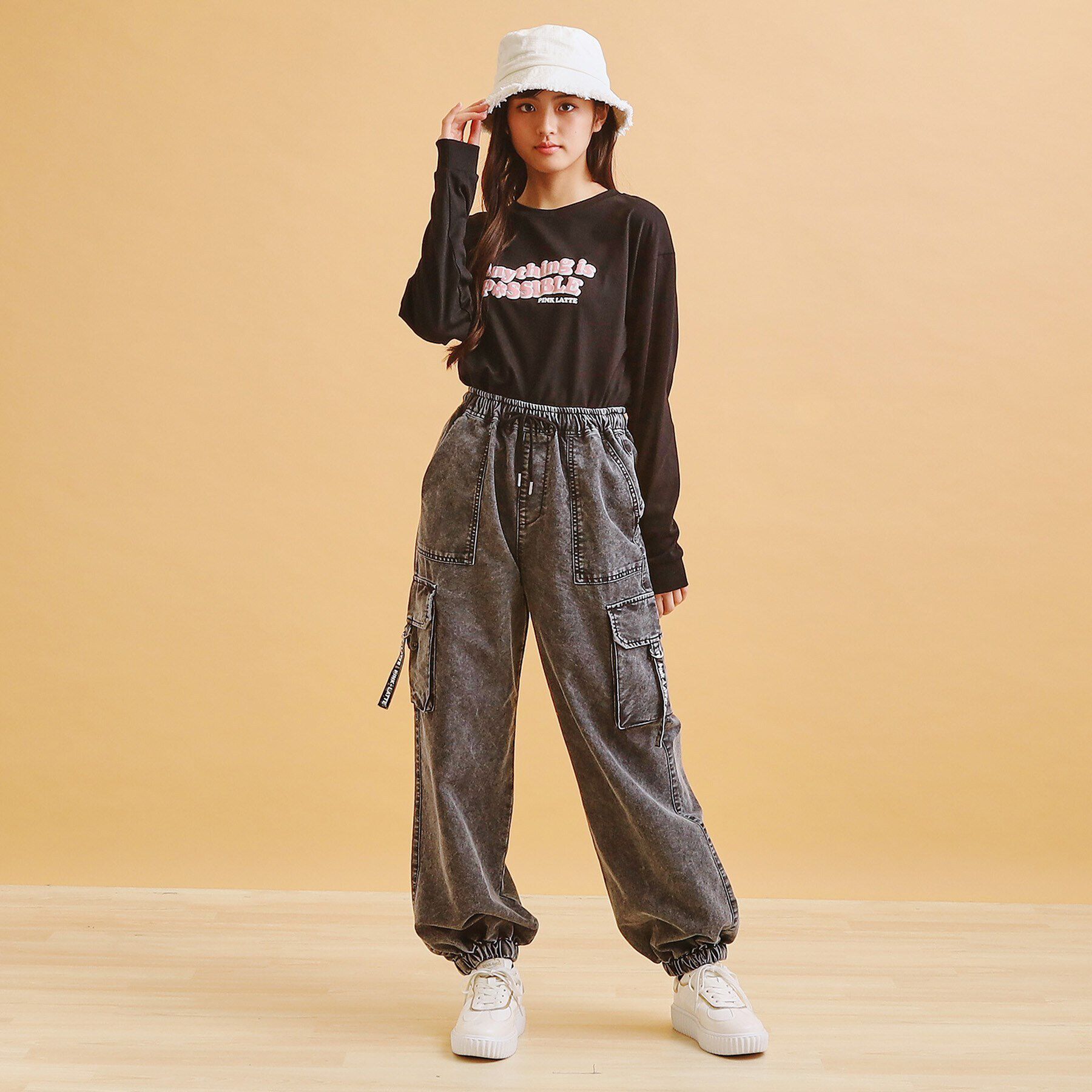 PINK-latte「デニムカーゴパンツ」|その他|