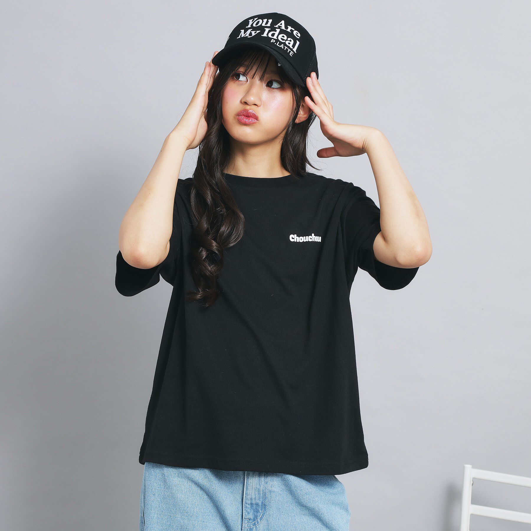 PINK-latte「ペアくまちゃんビッグTシャツ」|Tシャツ・カットソー|