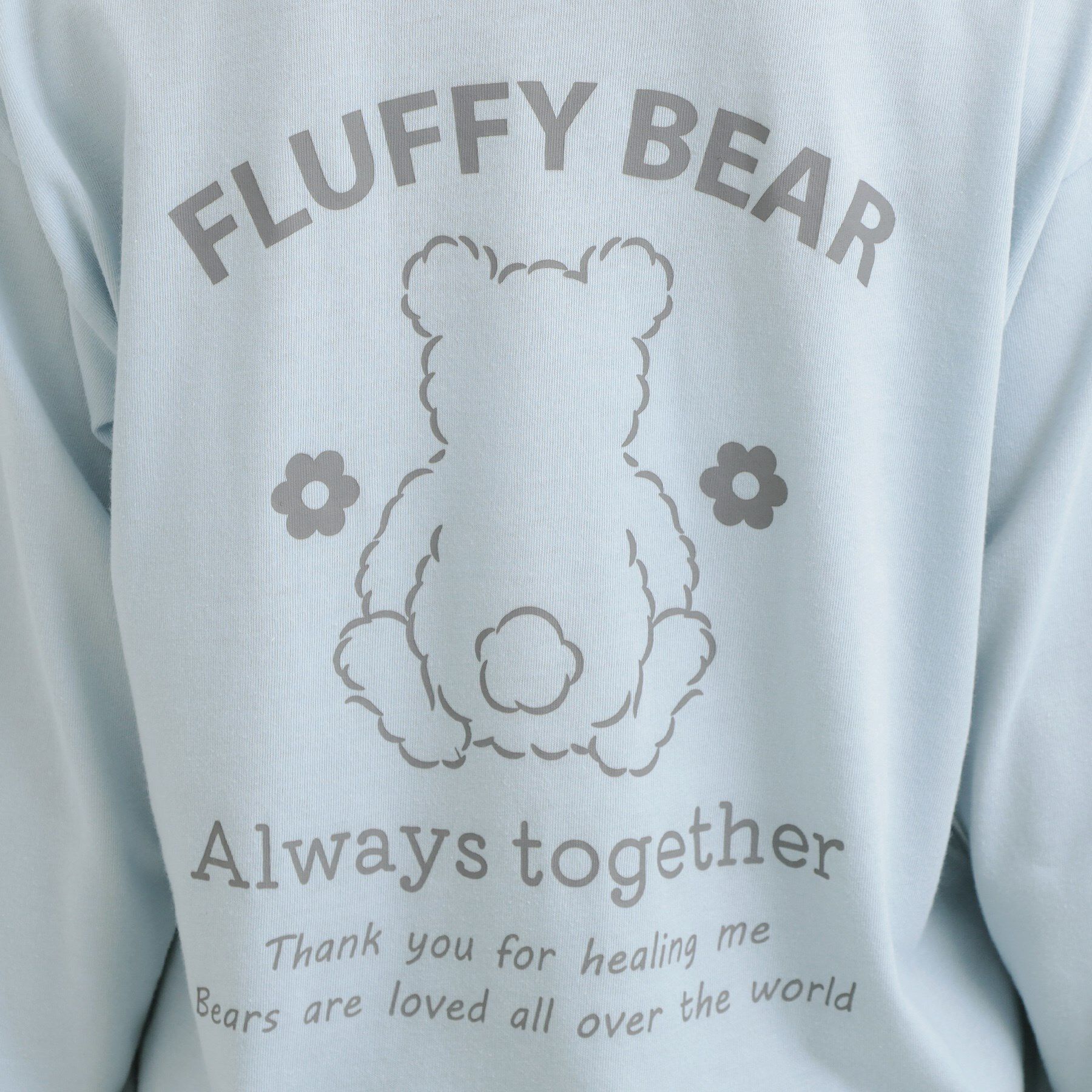 PINK-latte「くまちゃんビッグロンT」|Tシャツ・カットソー|