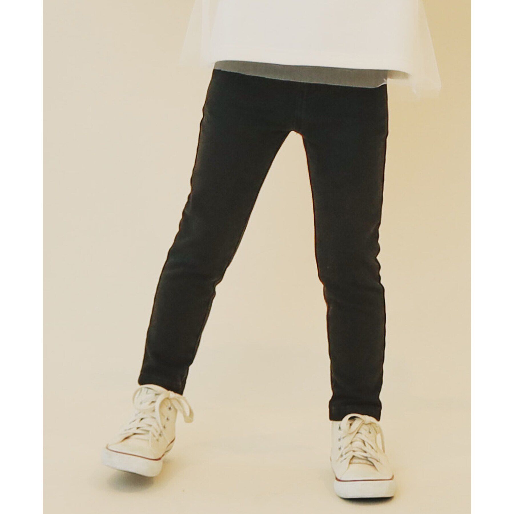 THE SHOP TK「【110ー160/裏起毛】あったかのびーるスキニーパンツ/洗濯機OK」|その他|