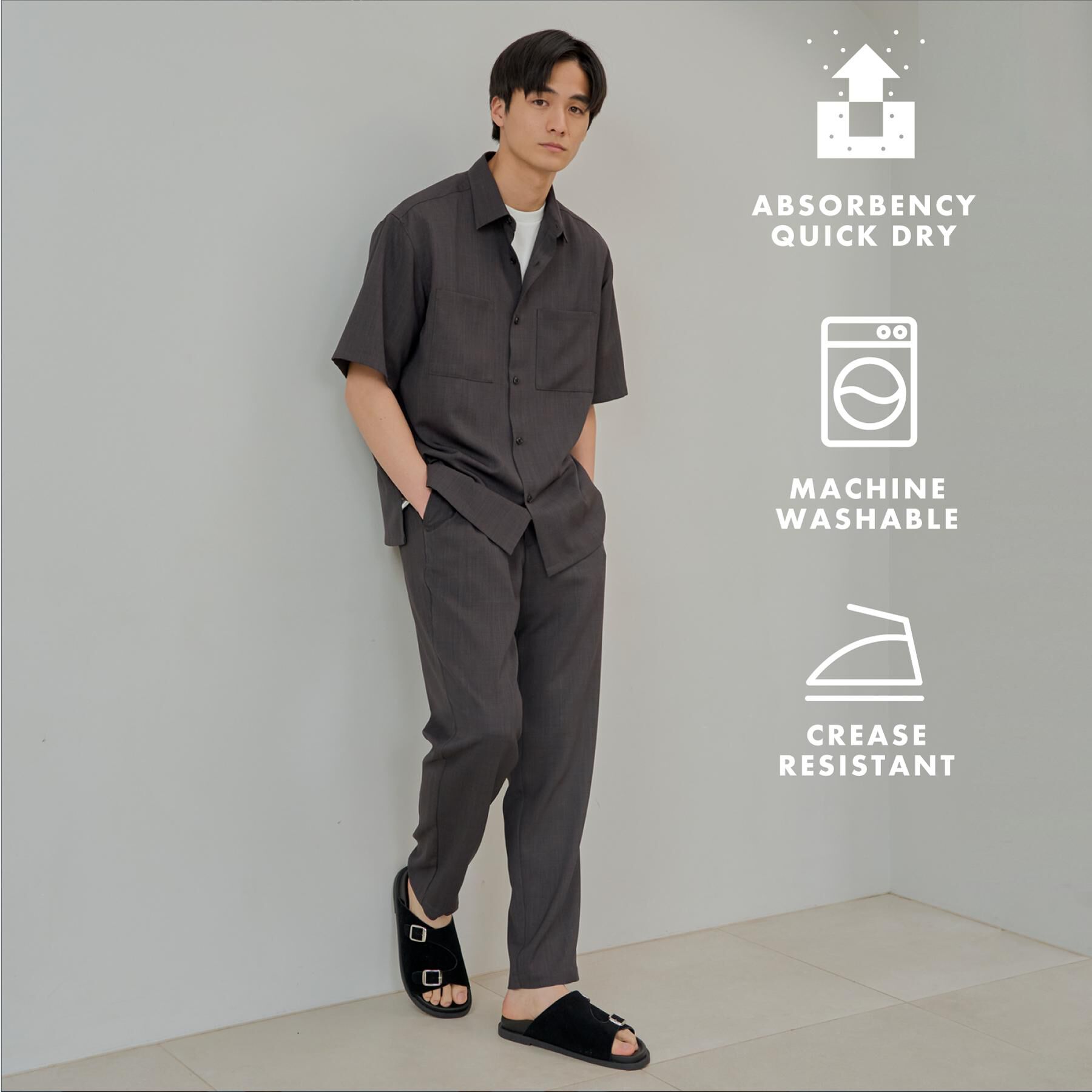 THE SHOP TK「ドライポリイージーパンツ セットアップ可/吸水速乾/軽量」|その他|